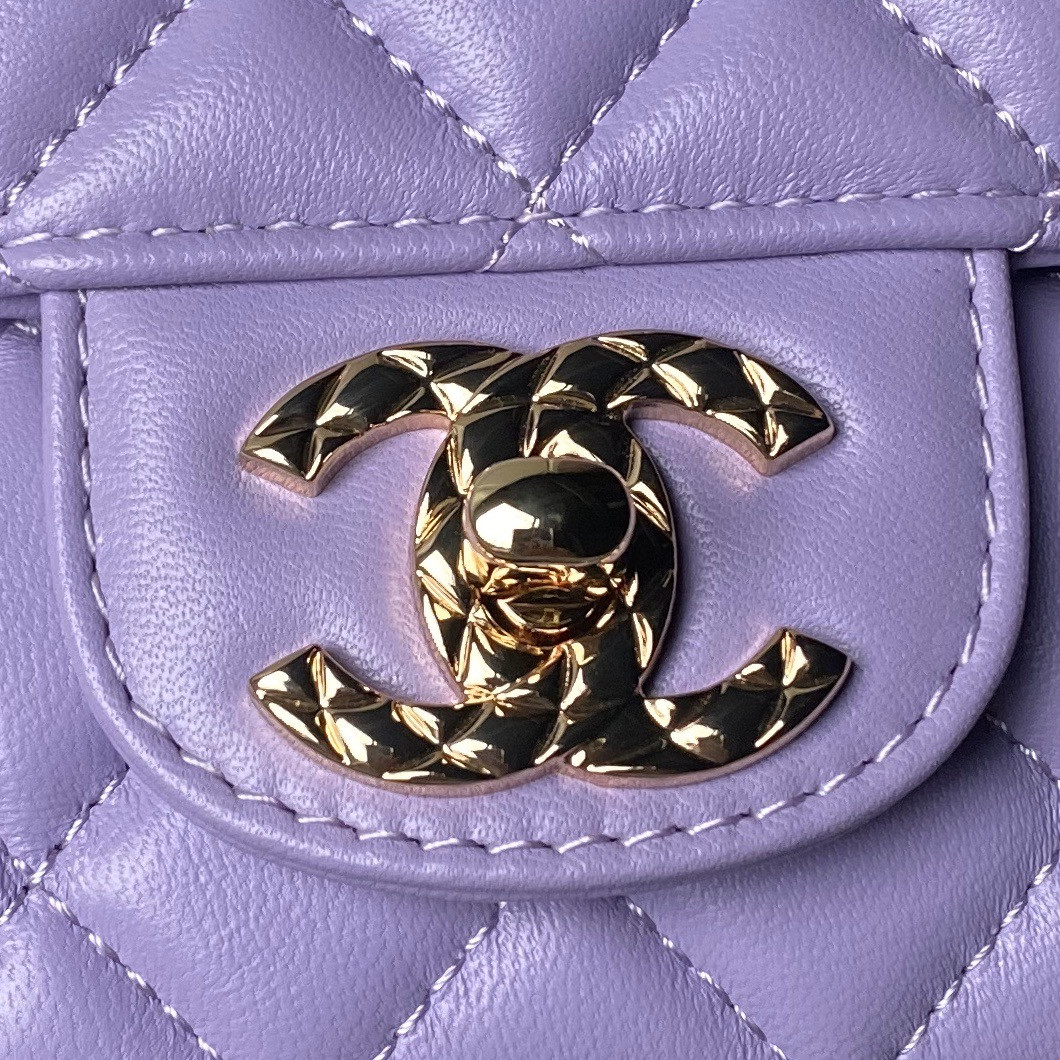 Chanel 24A Mini Classic Handbag 12 × 20 × 6 cm