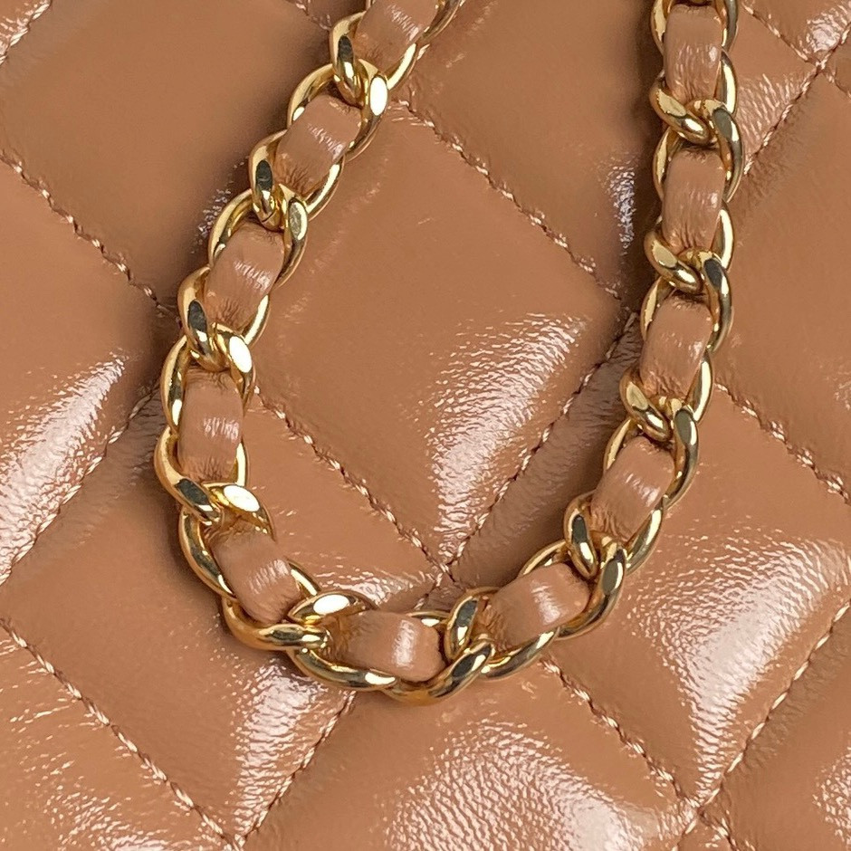 Chanel Clutch With Chain 9.5x 17x 8CM