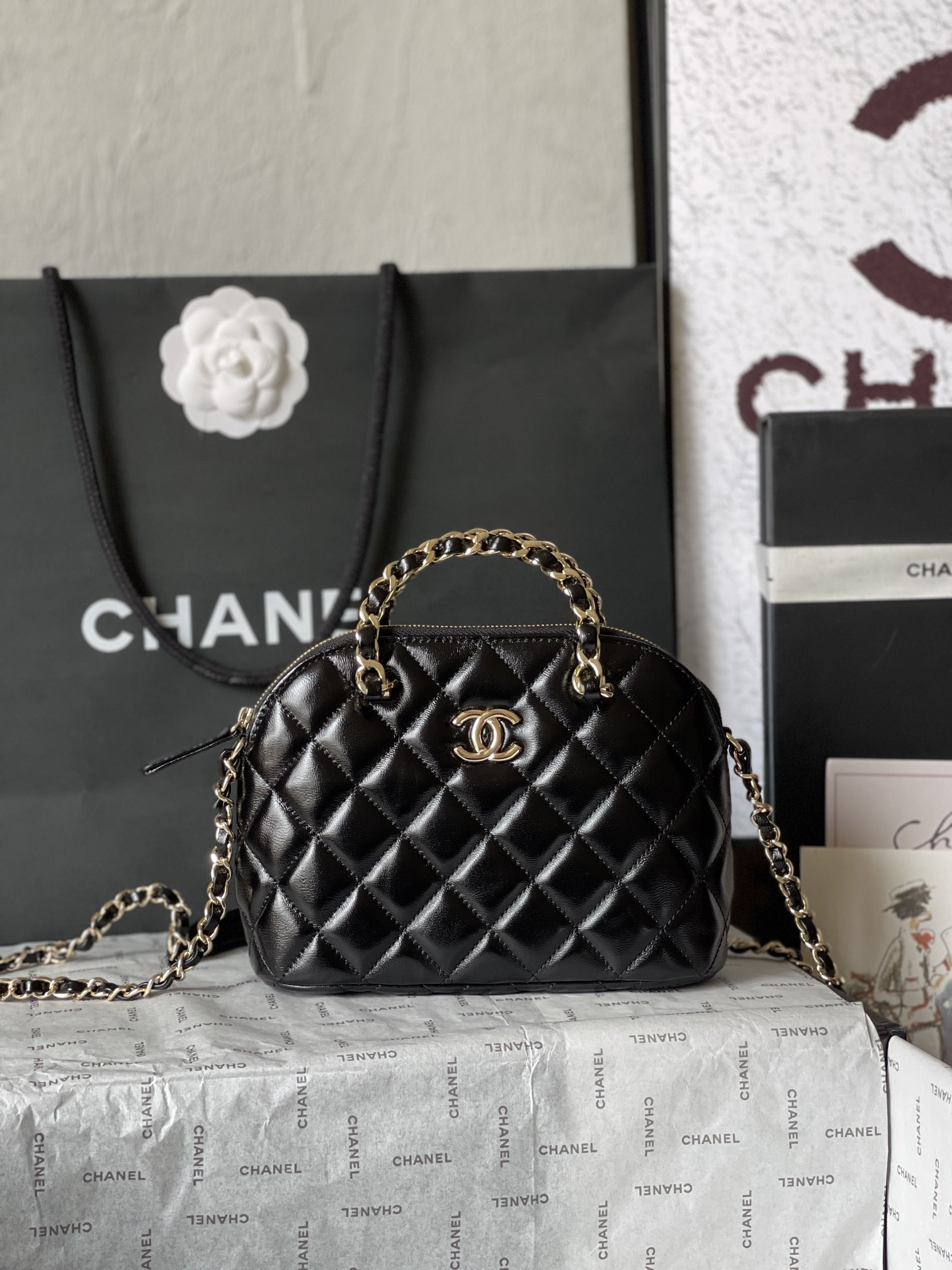 Chanel Small Shopping Bag 15x20x6CM