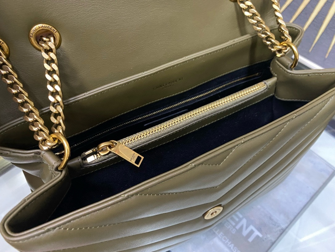 YSL LOULOU QUILTED LEATHER 32x22x9cm