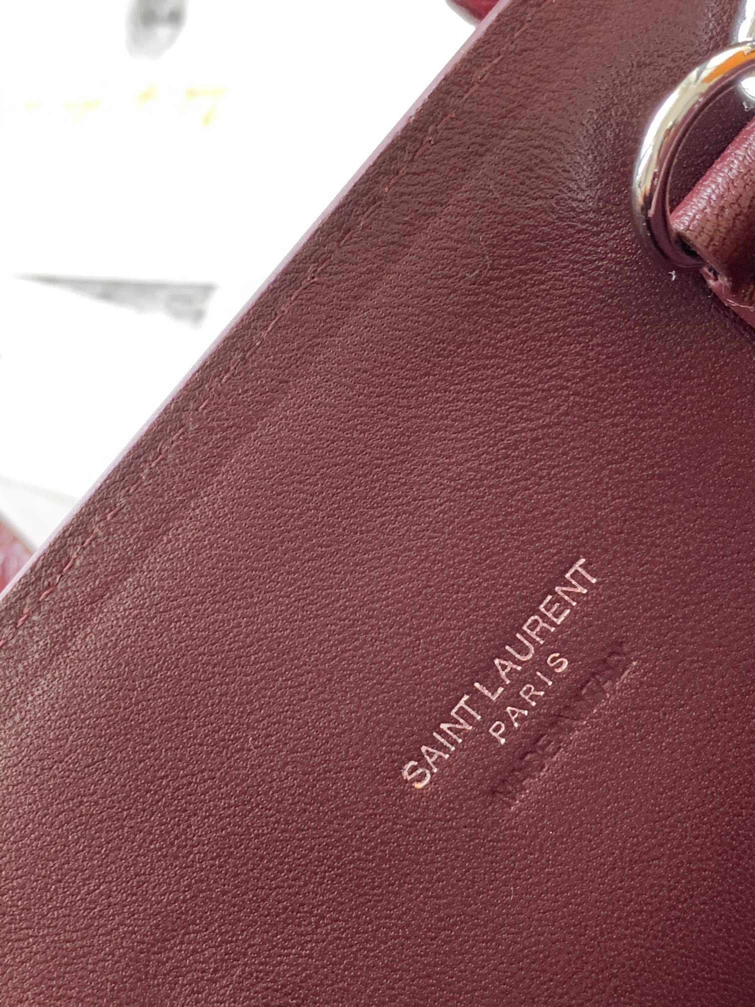 YSL SAC DE JOUR IN EMBOSSED CROCODILE LEATHER - baby 26x13.5x12.5cm