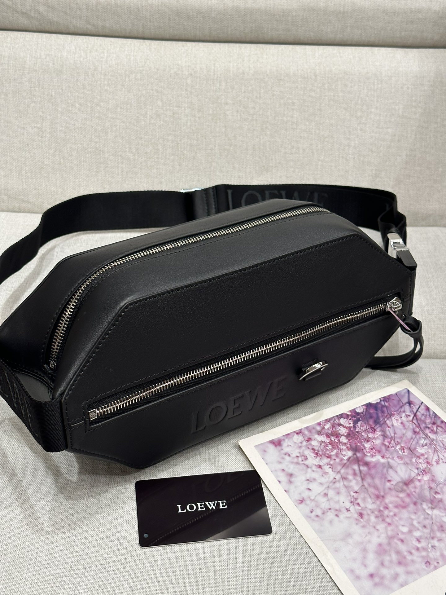 LOEWE Convertible sling in classic calfskin 32.5x9x12.3cm