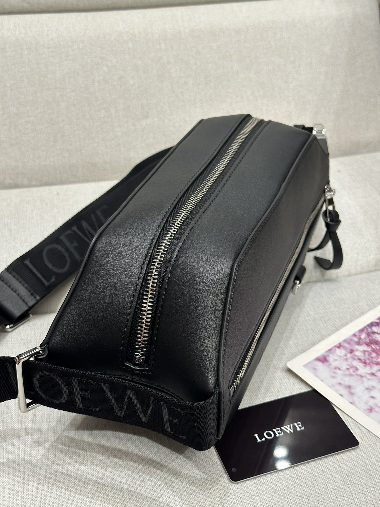 LOEWE Convertible sling in classic calfskin 32.5x9x12.3cm