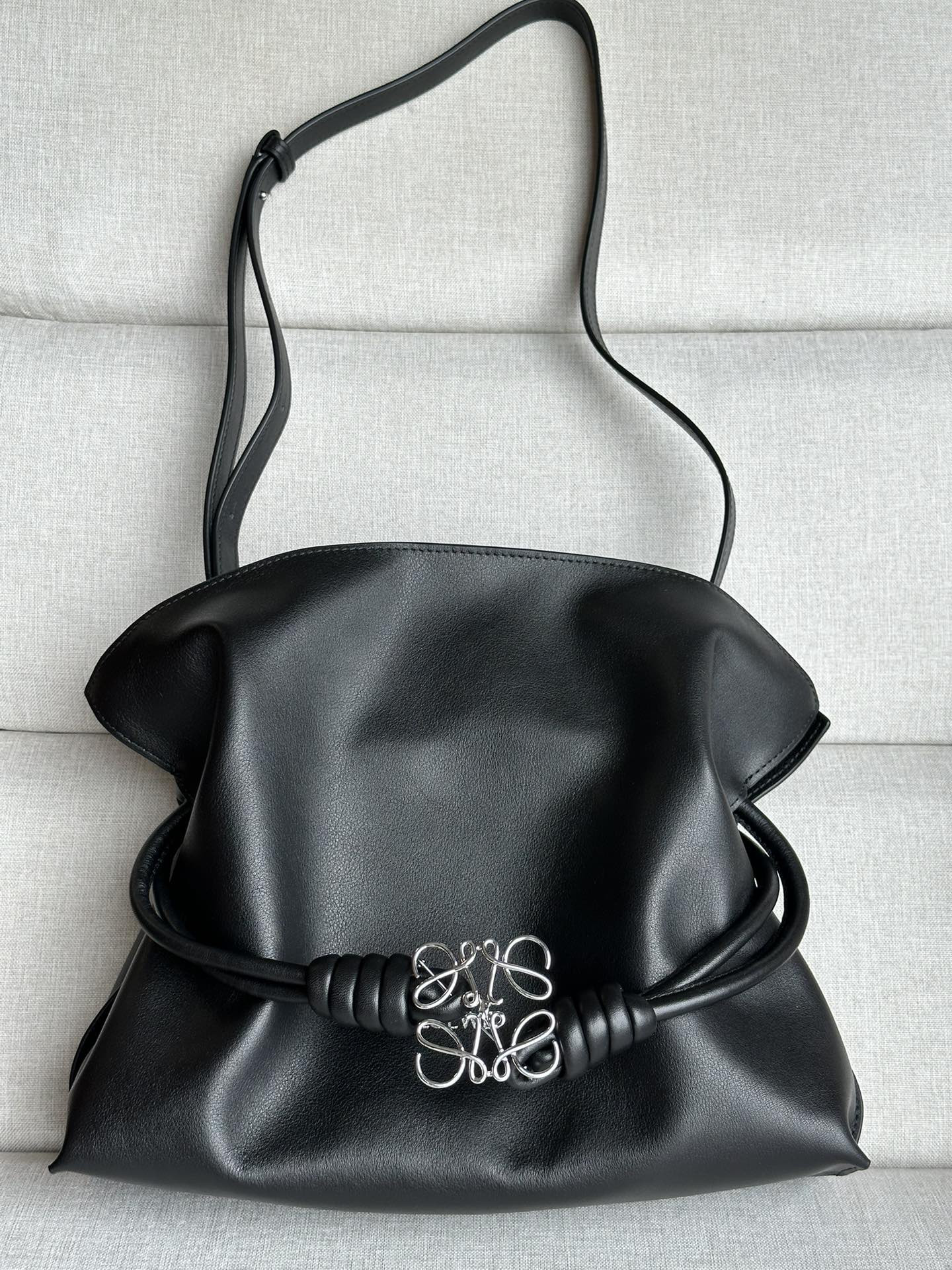 LOEWE Medium Flamenco clutch in nappa calfskin 30x24.5x10.5cm