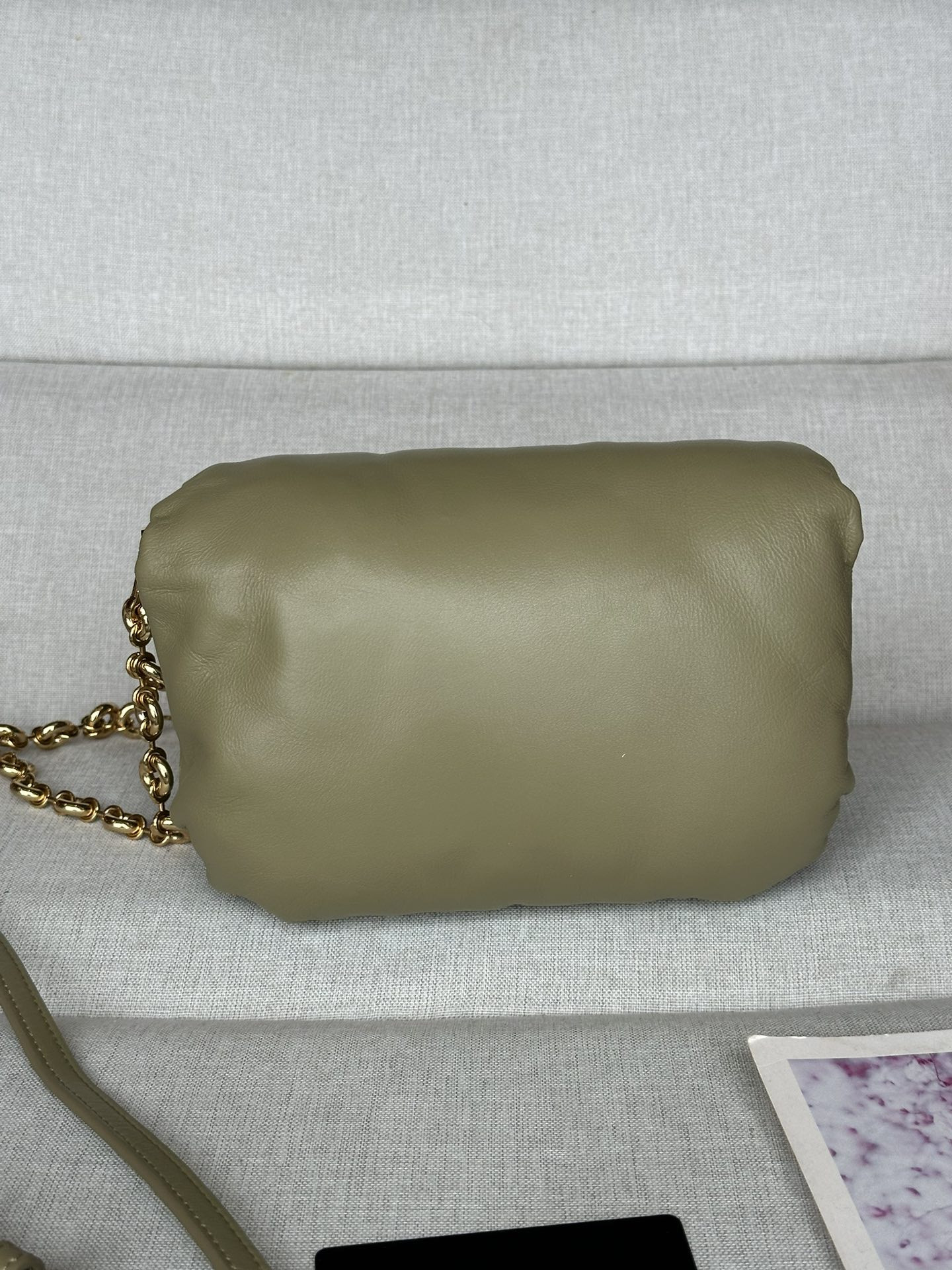 LOEWE Mini Puffer Goya bag in shiny nappa lambskin 20x13x6cm