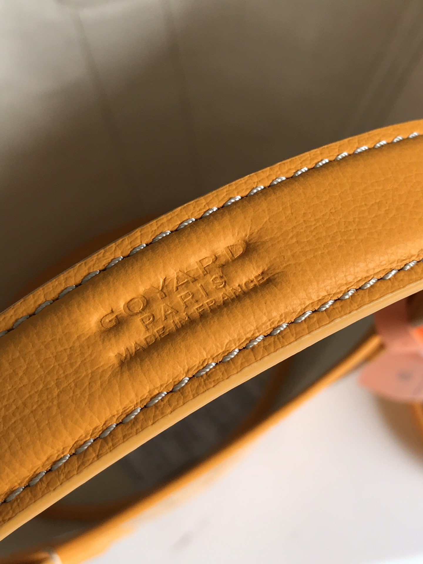 Goyard Goyardine Belharra PM Coral Tote Palladium Hardware 18x14x23cm