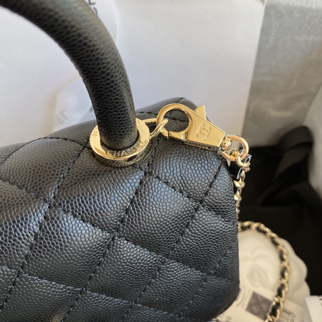 CHANEL mini coco handle 13x19x9cm