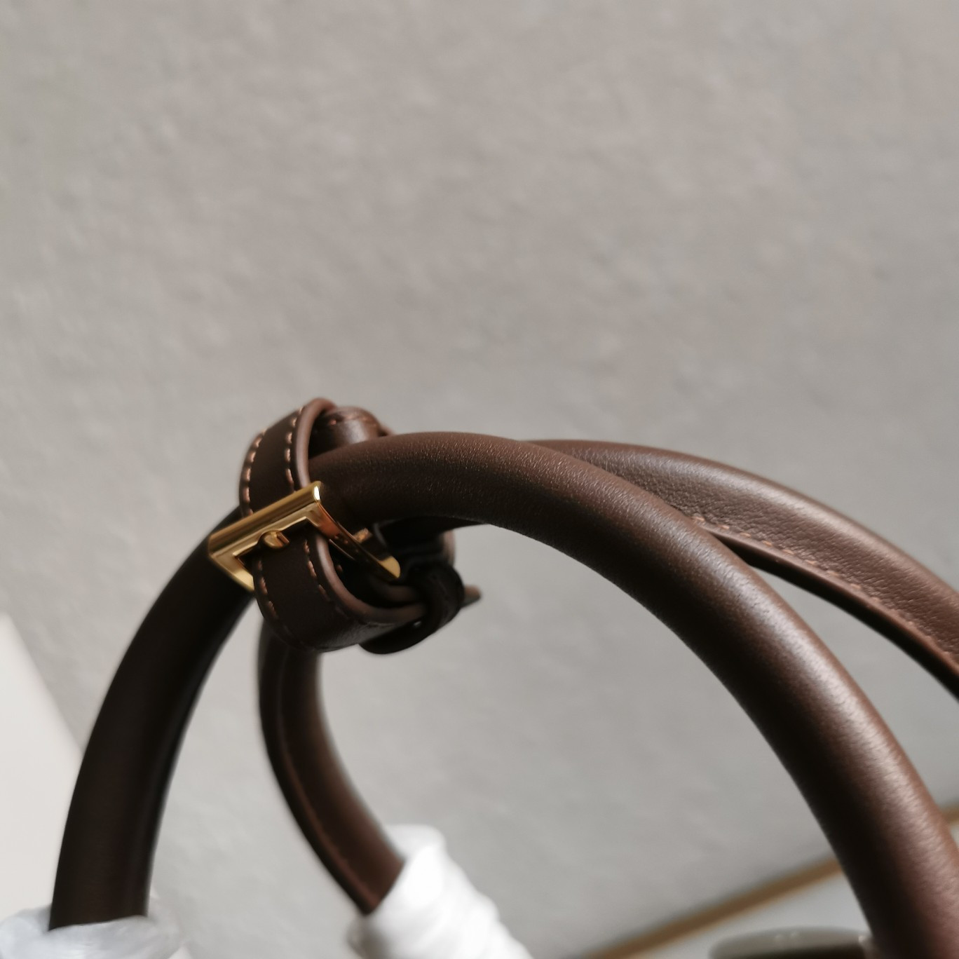 Prada Large Prada Buckle suede bag with belt  27.5x37.5x14cm