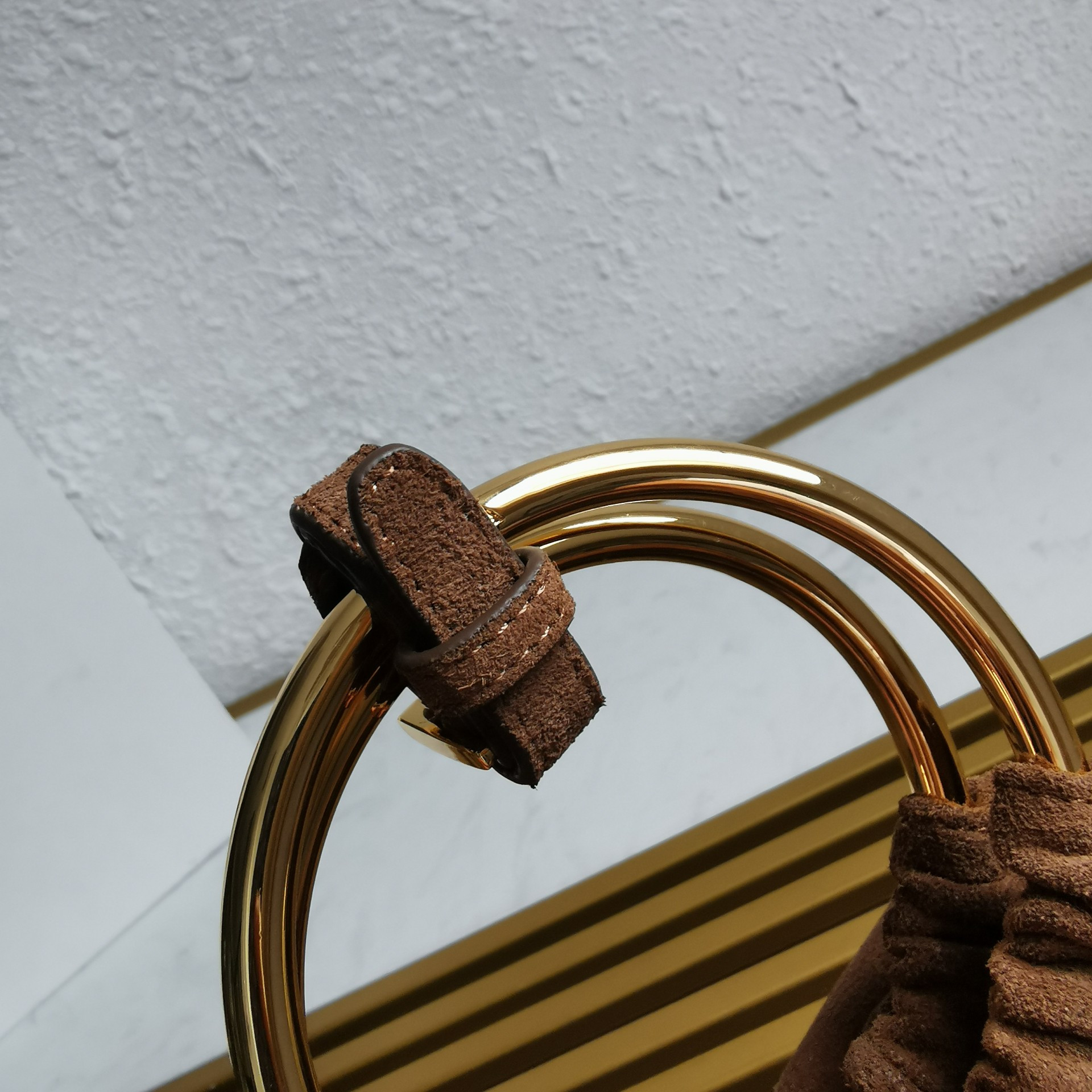 Prada Velvet mini-bag with nappa leather details 15x19x8cm