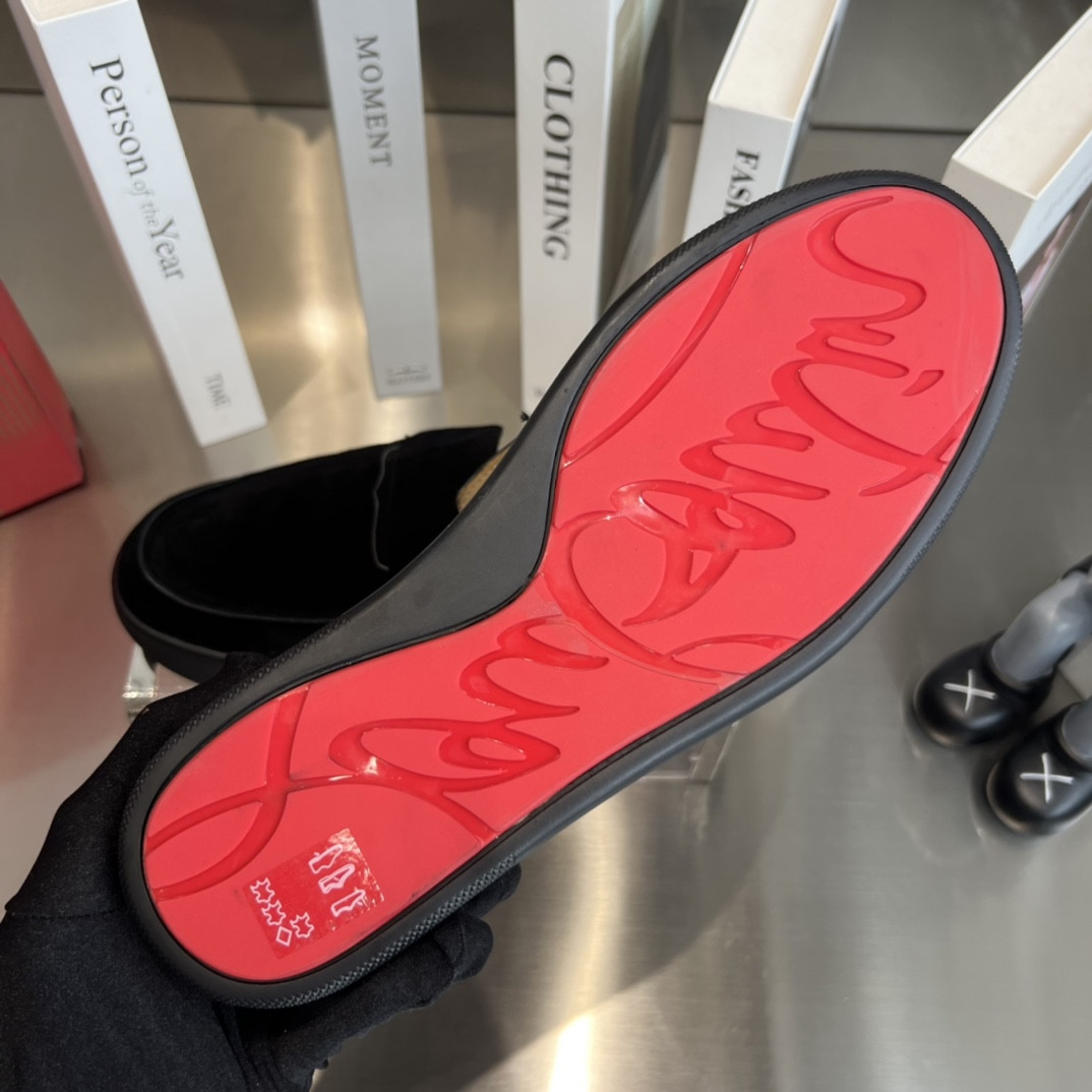 UA Christian Louboutin thick-soled loafers