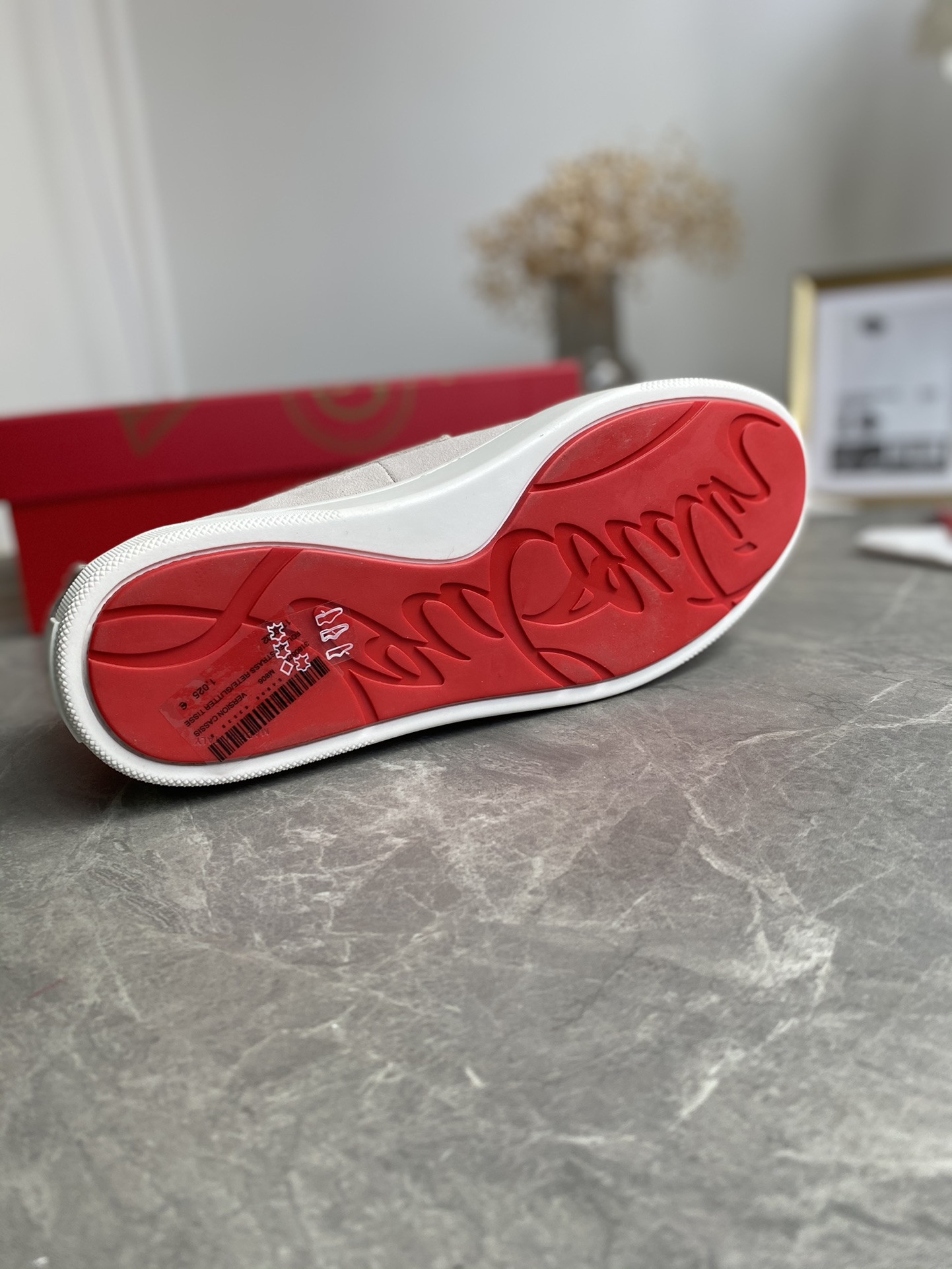 UA Christian Louboutin thick-soled loafers