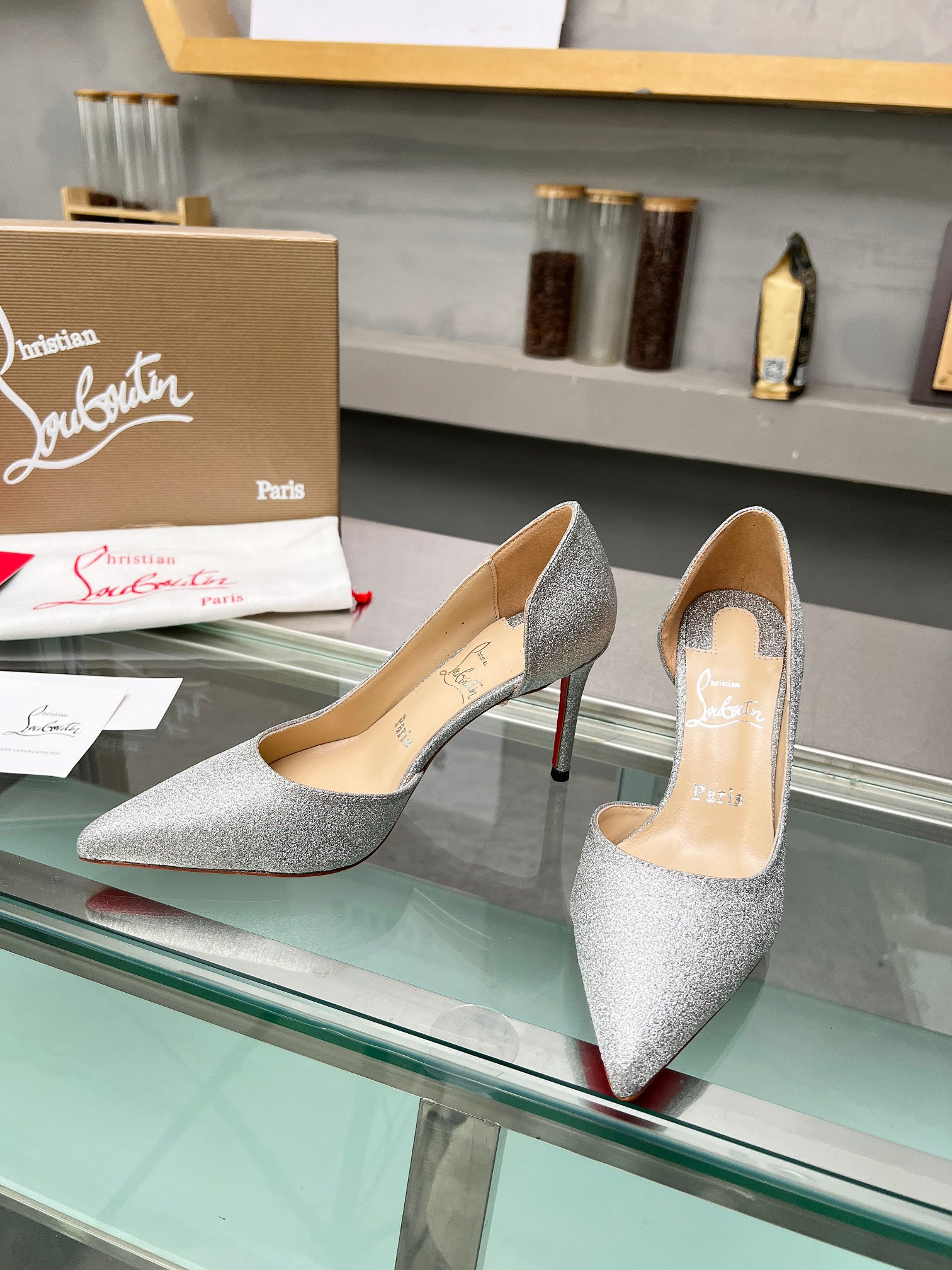 UA Christian Louboutin CL red-bottom shoes