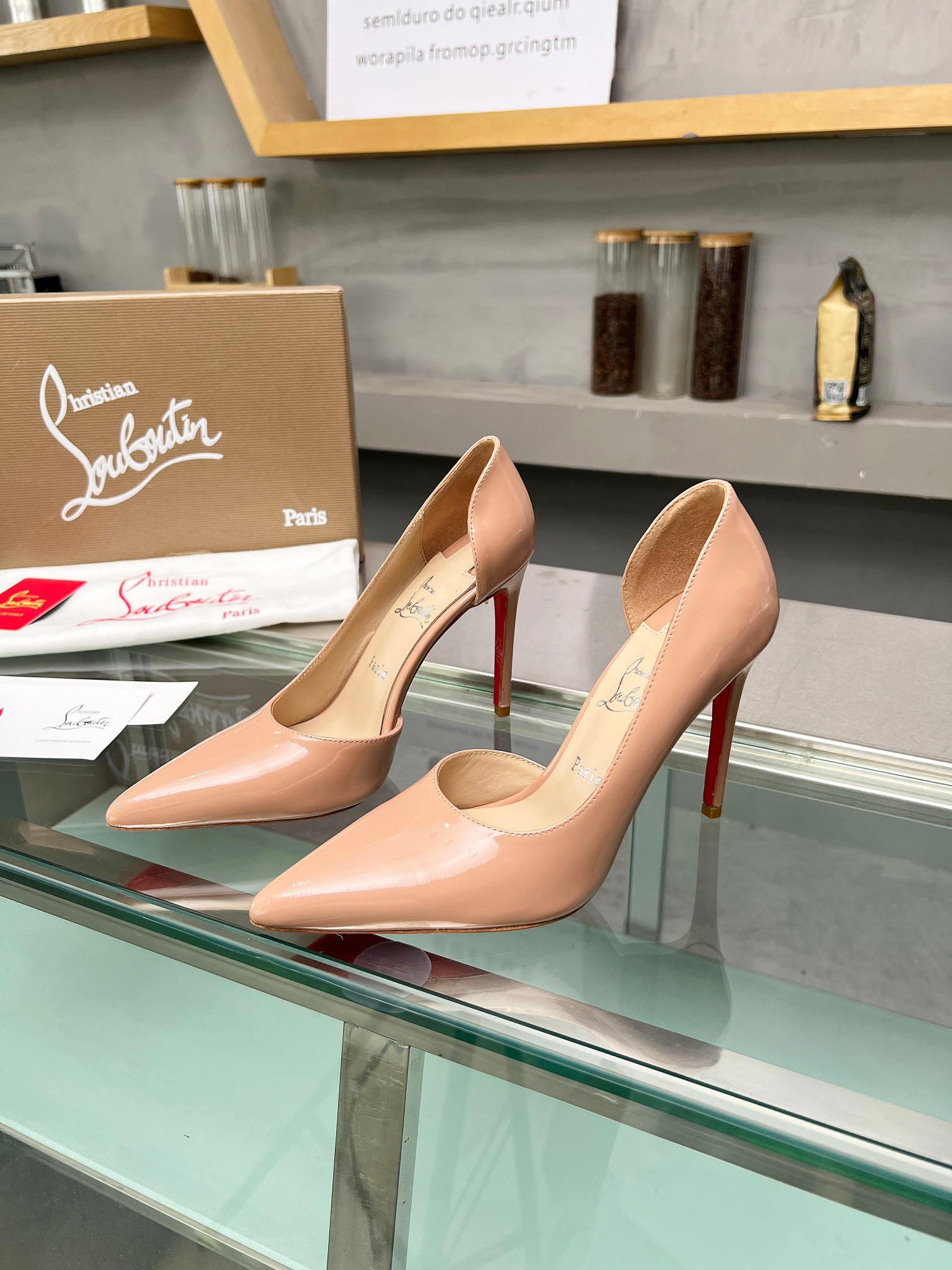 UA Christian Louboutin CL red-bottom shoes