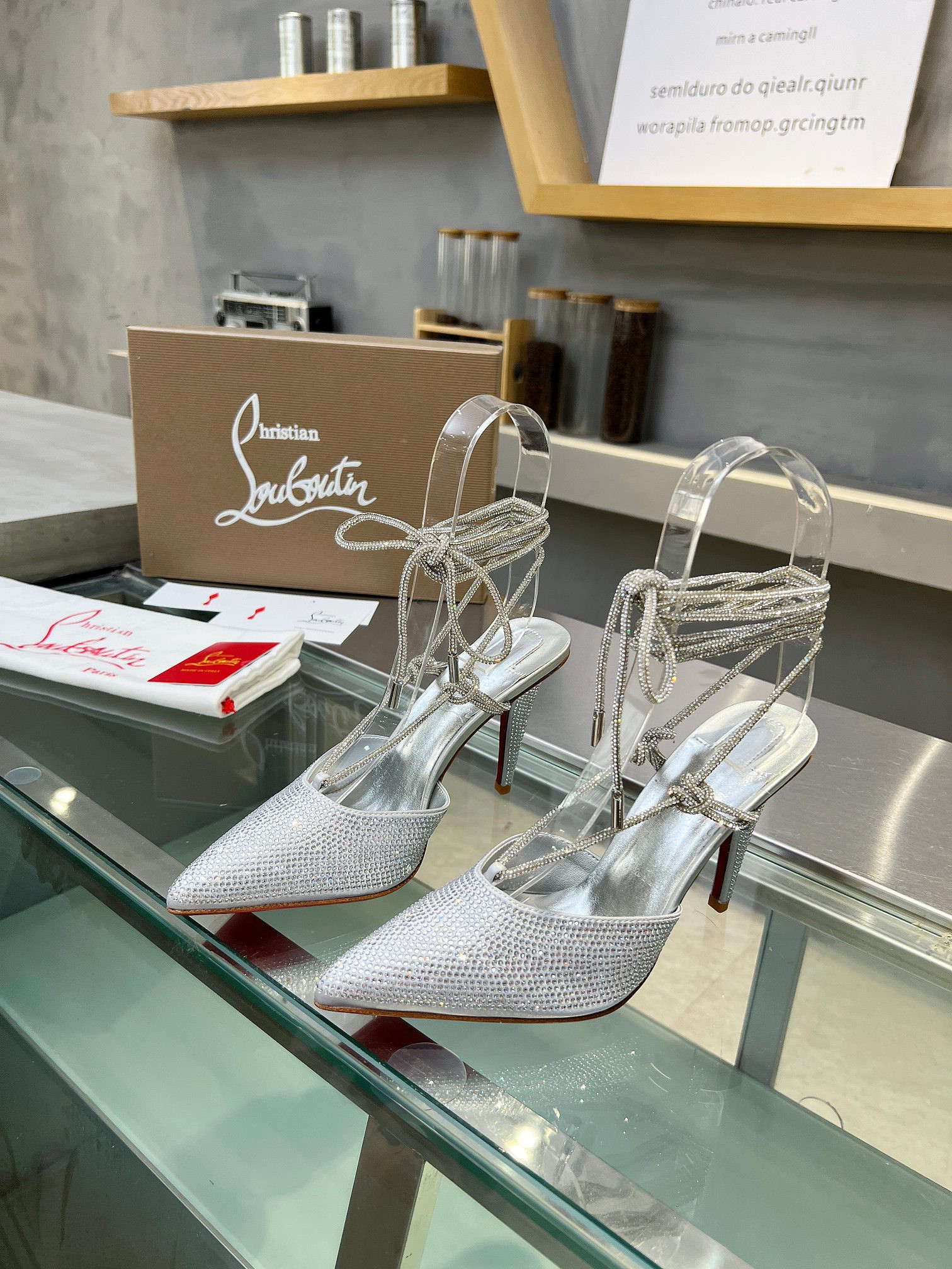 UA Christian Louboutin CL red-bottom shoes