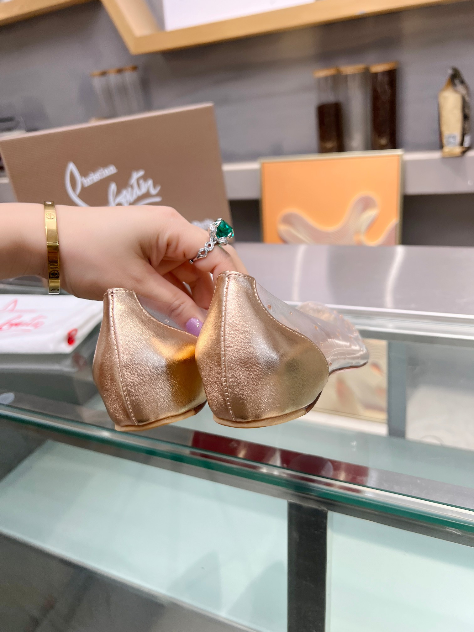 UA Christian Louboutin CL red-bottom shoes