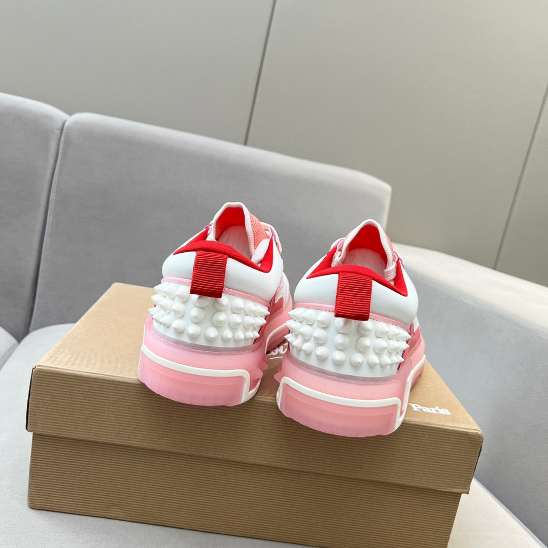 UA Christian Louboutin 2024 [New]ASTROLOUBI Unisex Thick-Soled Sneakers