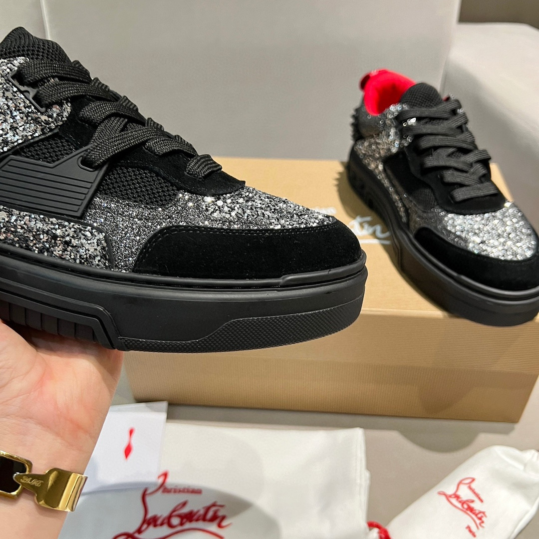 UA Christian Louboutin 2024 [New]ASTROLOUBI Unisex Thick-Soled Sneakers