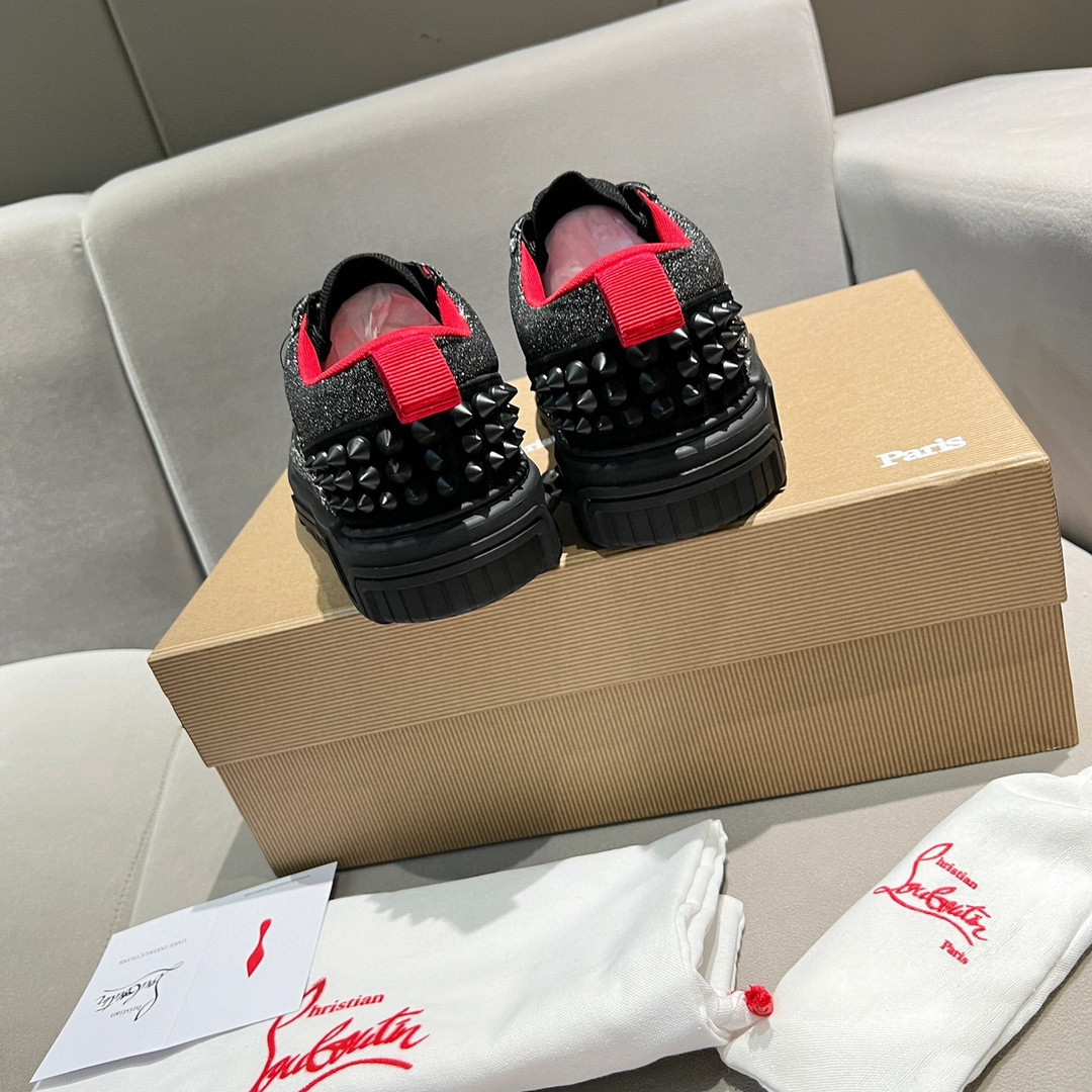 UA Christian Louboutin 2024 [New]ASTROLOUBI Unisex Thick-Soled Sneakers