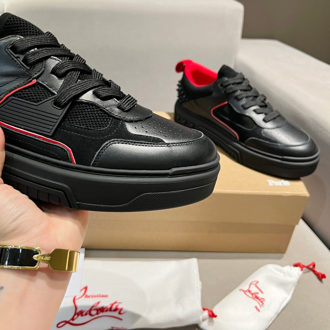 UA Christian Louboutin 2024 [New]ASTROLOUBI Unisex Thick-Soled Sneakers