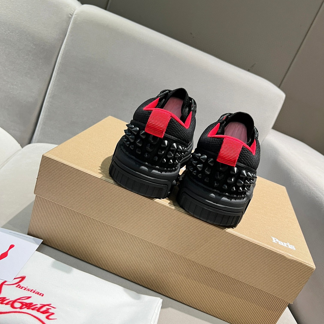 UA Christian Louboutin 2024 [New]ASTROLOUBI Unisex Thick-Soled Sneakers