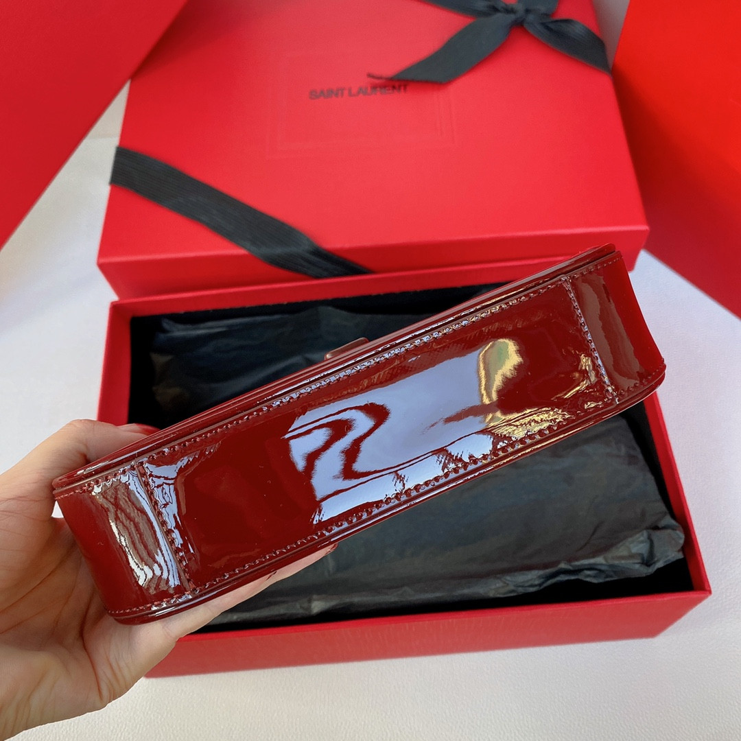 YSL LE 5 À 7 Mini (Patent Leather) 19 x 11.5 x 4.5 CM