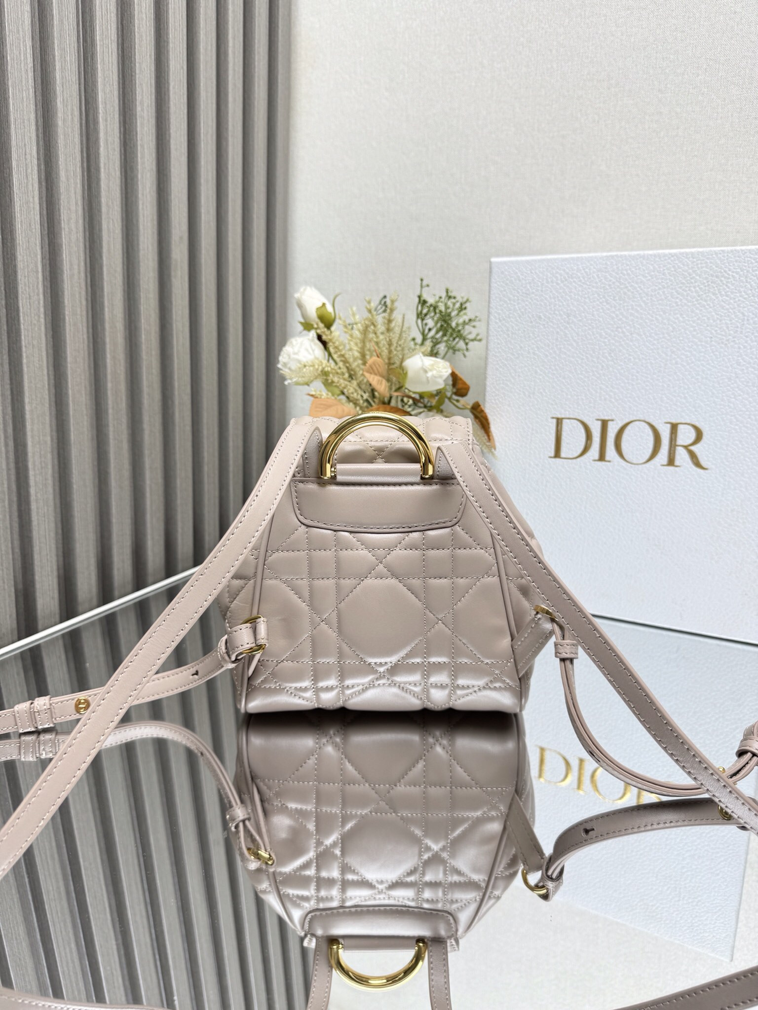 Dior Caro Backpack Small 19.5 x 18.5 x 8.5 cm