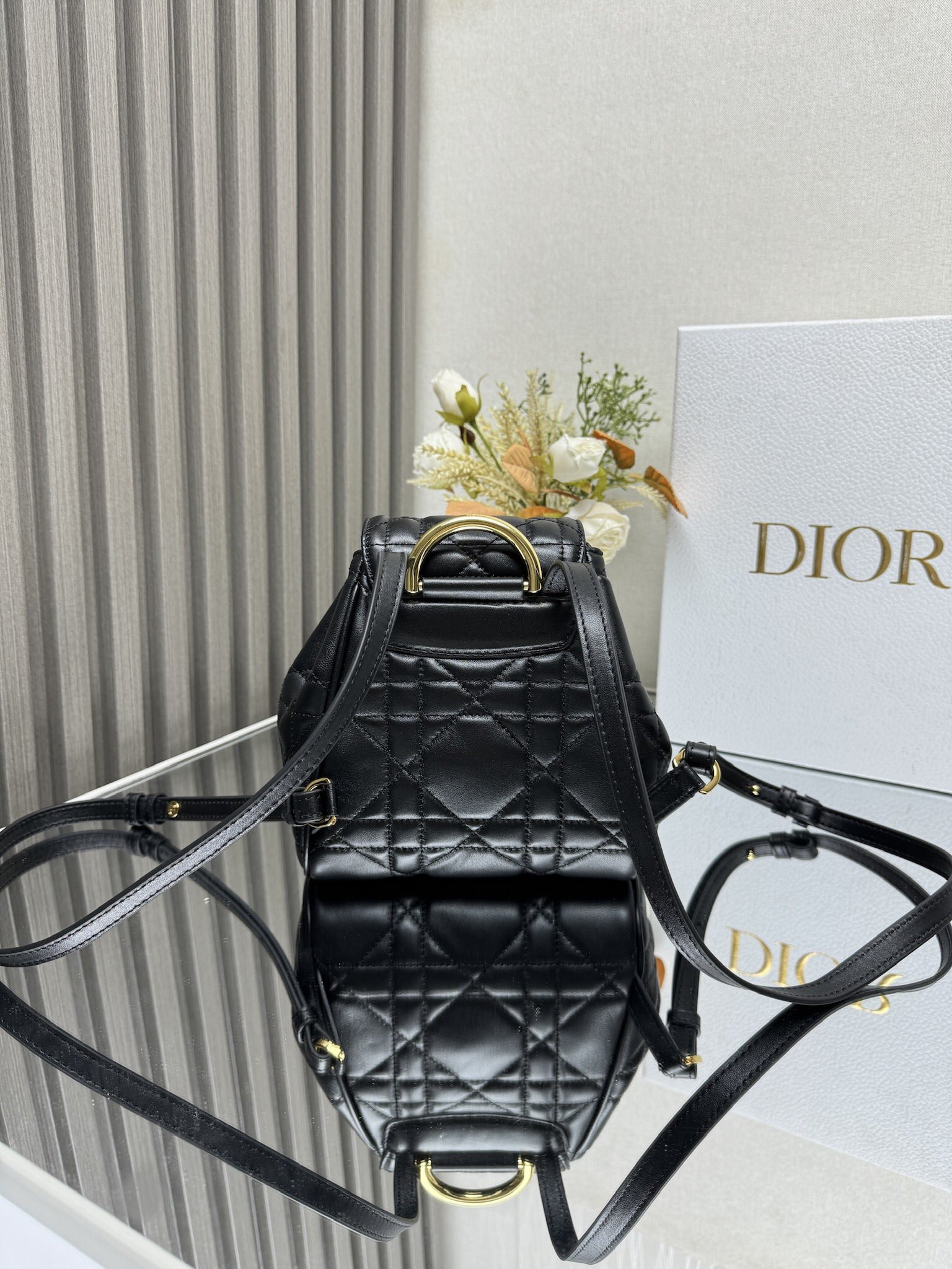 Dior Caro Backpack Small 19.5 x 18.5 x 8.5 cm
