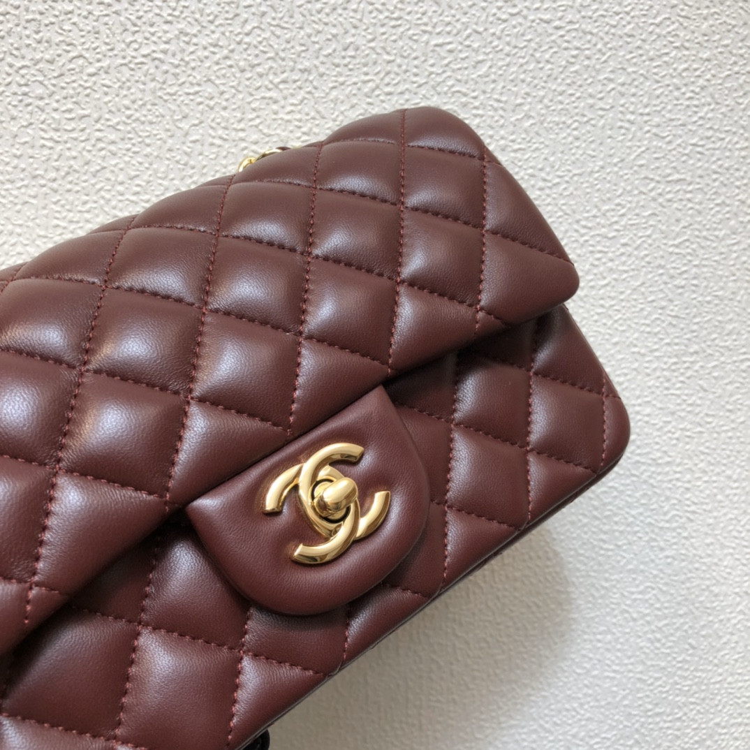 CHANEL MINI FLAP BAG 12 × 20 × 6 cm