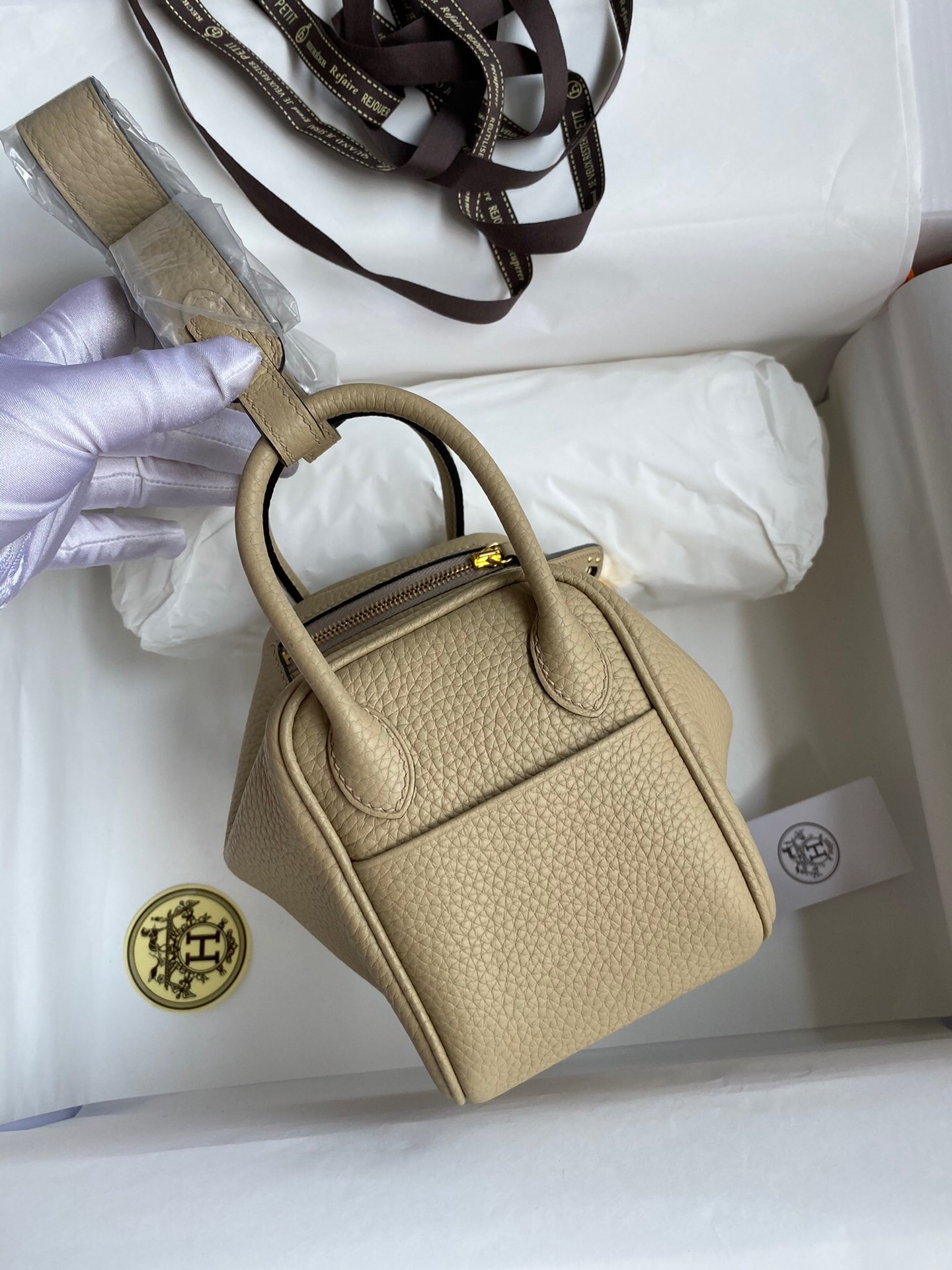 Hermes Mini lindy 19cm