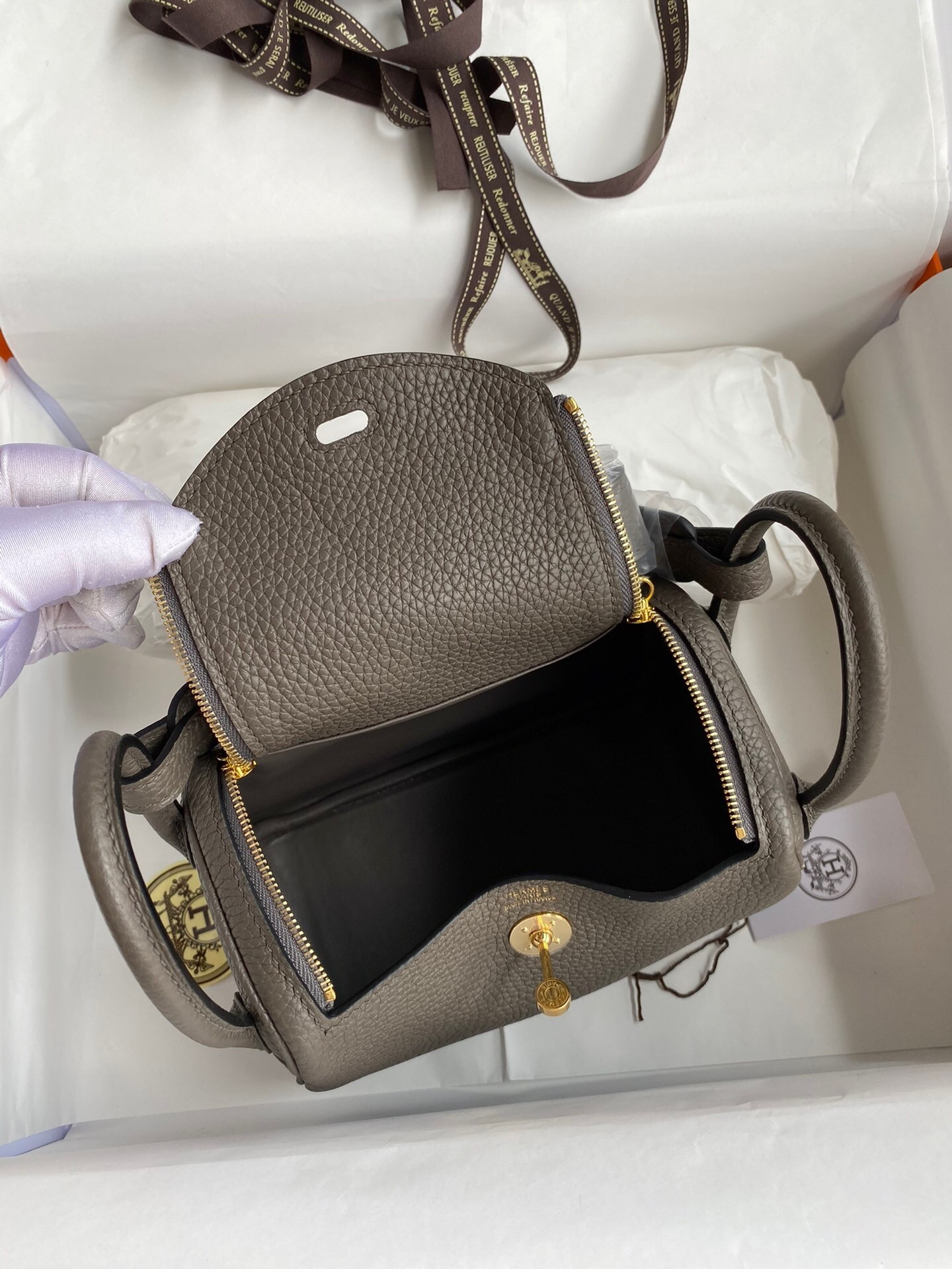 Hermes Mini lindy 19cm