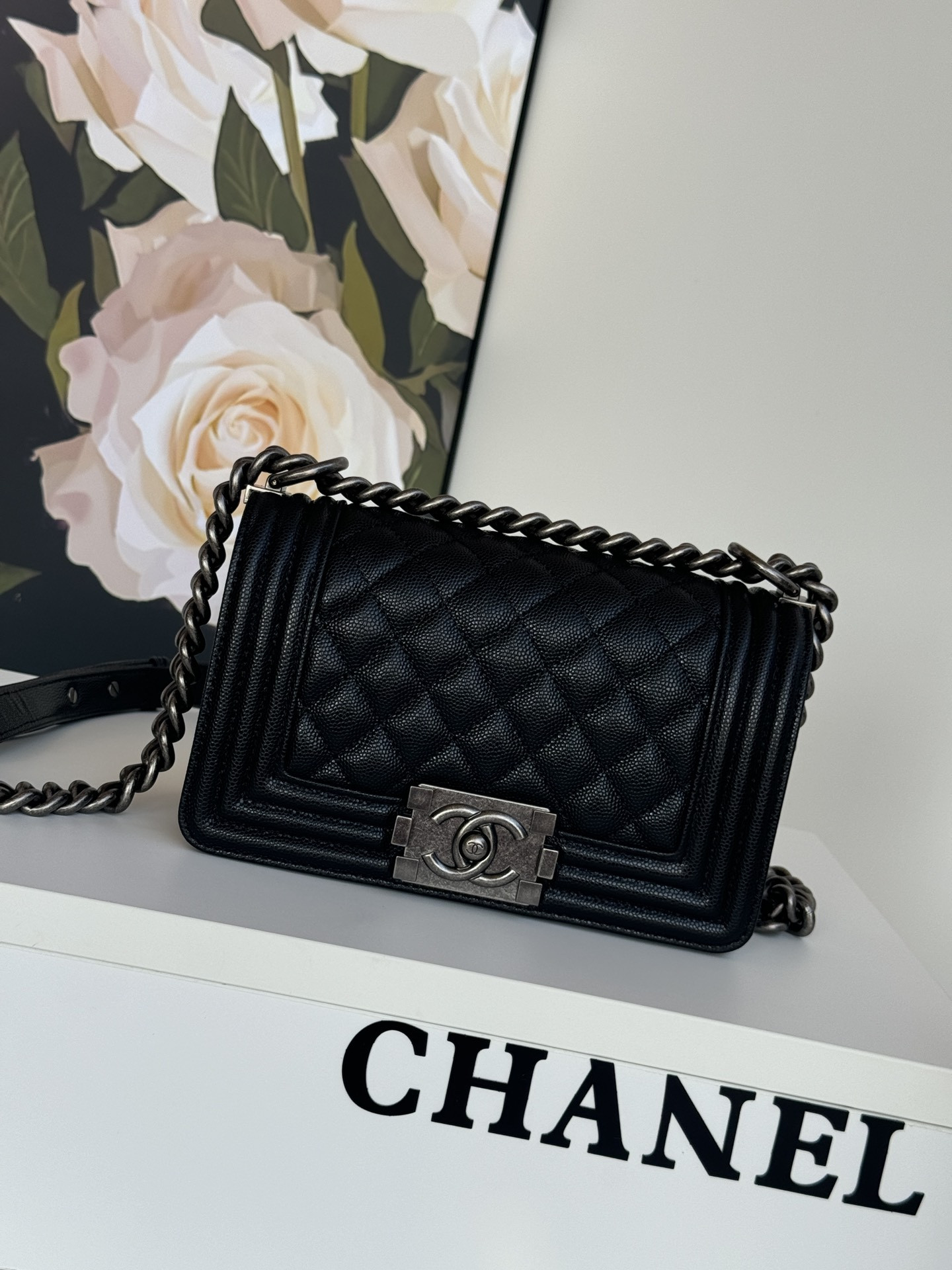 CHANEL Leboy 14.5x 20x 8.4cm