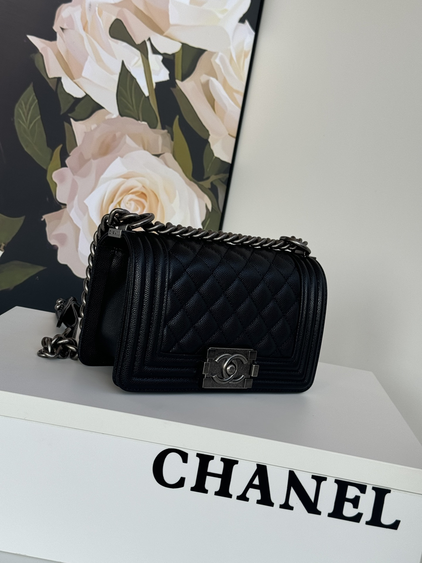CHANEL Leboy 14.5x 20x 8.4cm