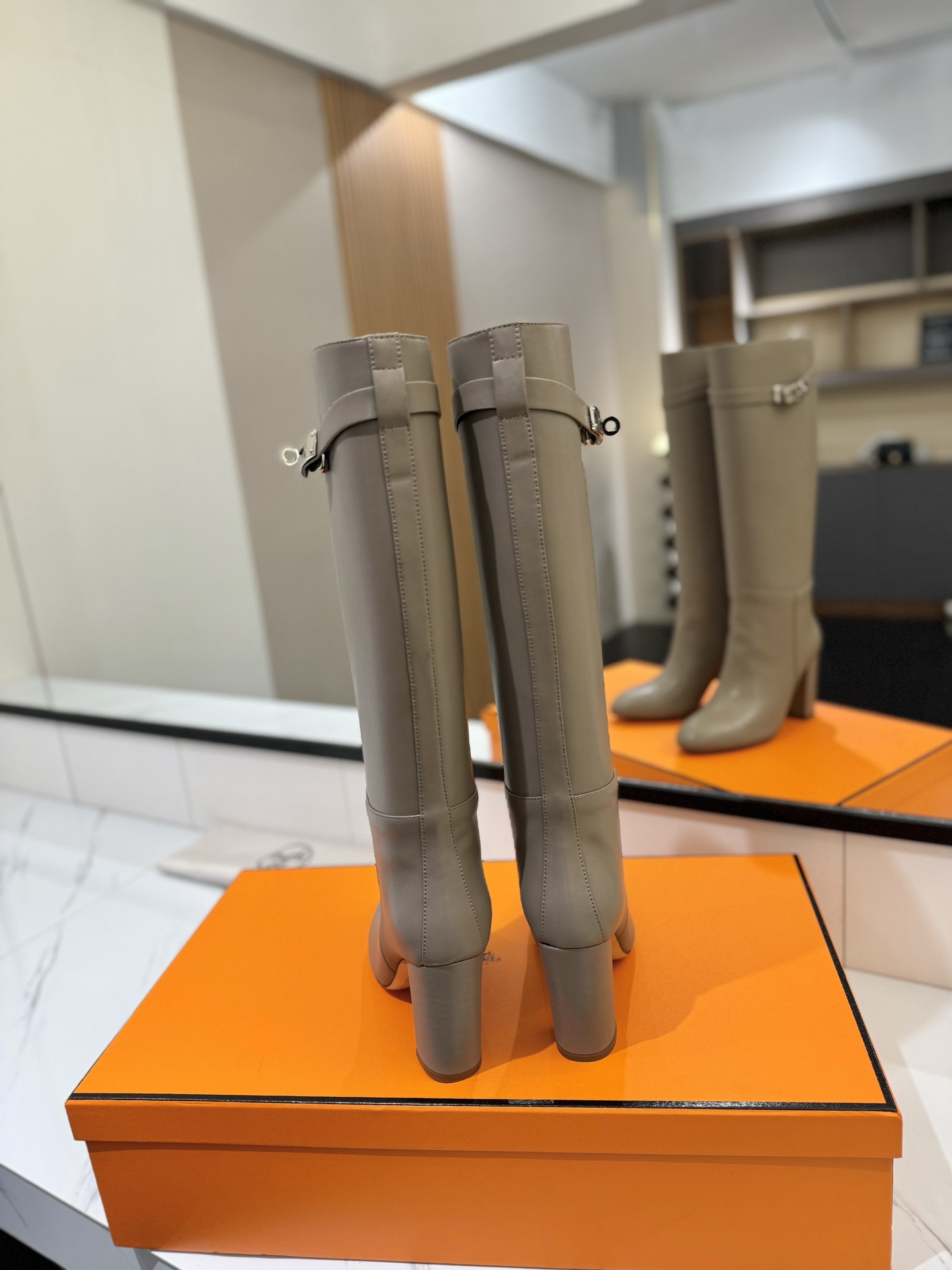 UA Hermès Jumping Boots (Heel height 8.5cm)