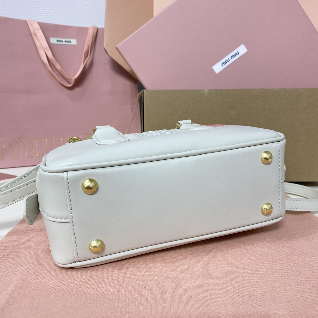 Miu Miu Arcadie leather bag 10.5x22x7.5cm