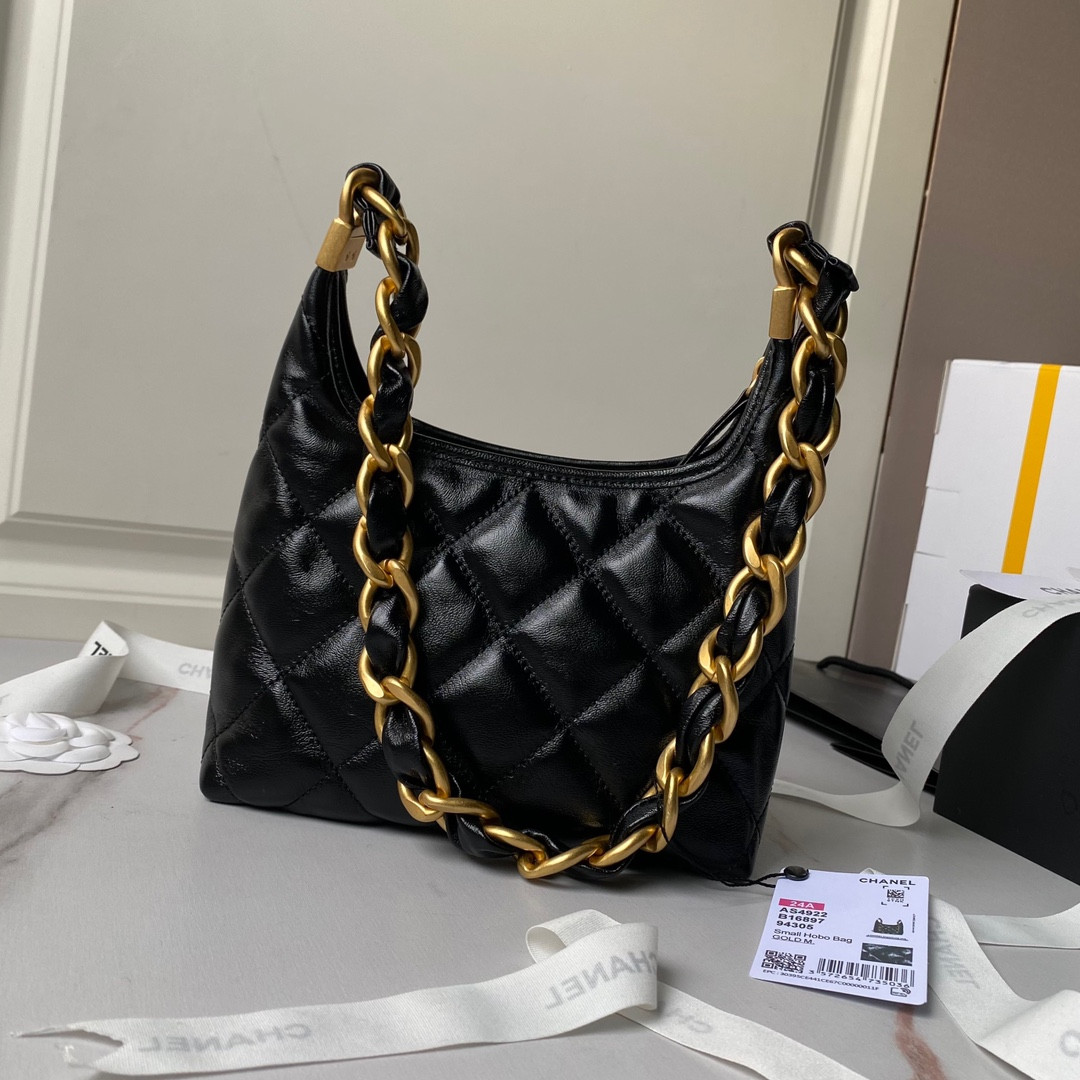 Chanel Hobo Handbag 22.5×19.5×8.5cm