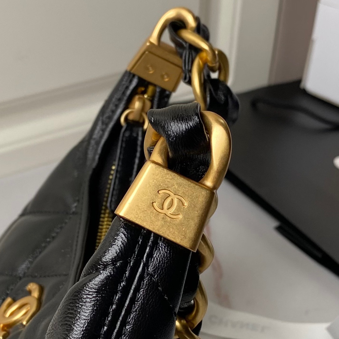 Chanel Hobo Handbag 22.5×19.5×8.5cm