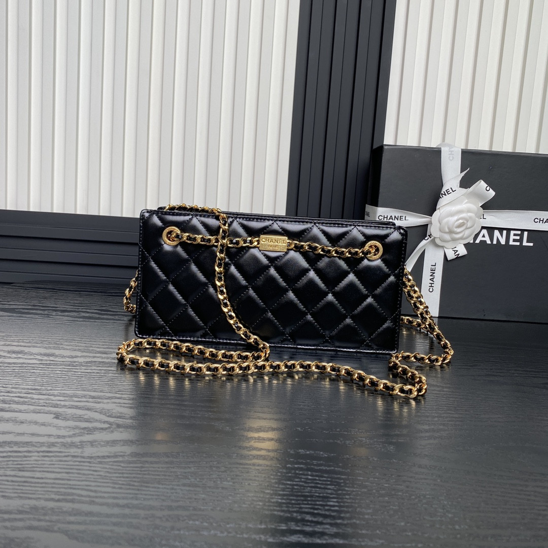 Chanel 24K Handbag 13×27×7cm