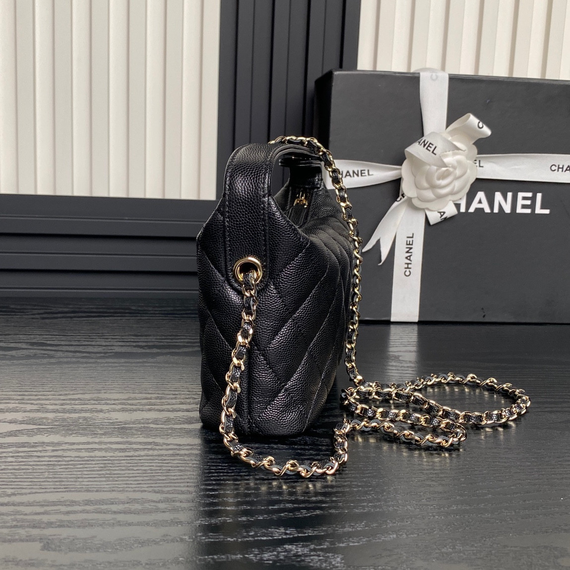 Chanel 25C Lunch box Bags 21.5×19×6cm