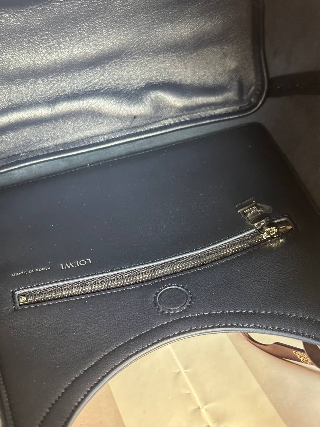 LOEWE Medium Squeeze bag in mellow nappa lambskin 34x33x13.5cm