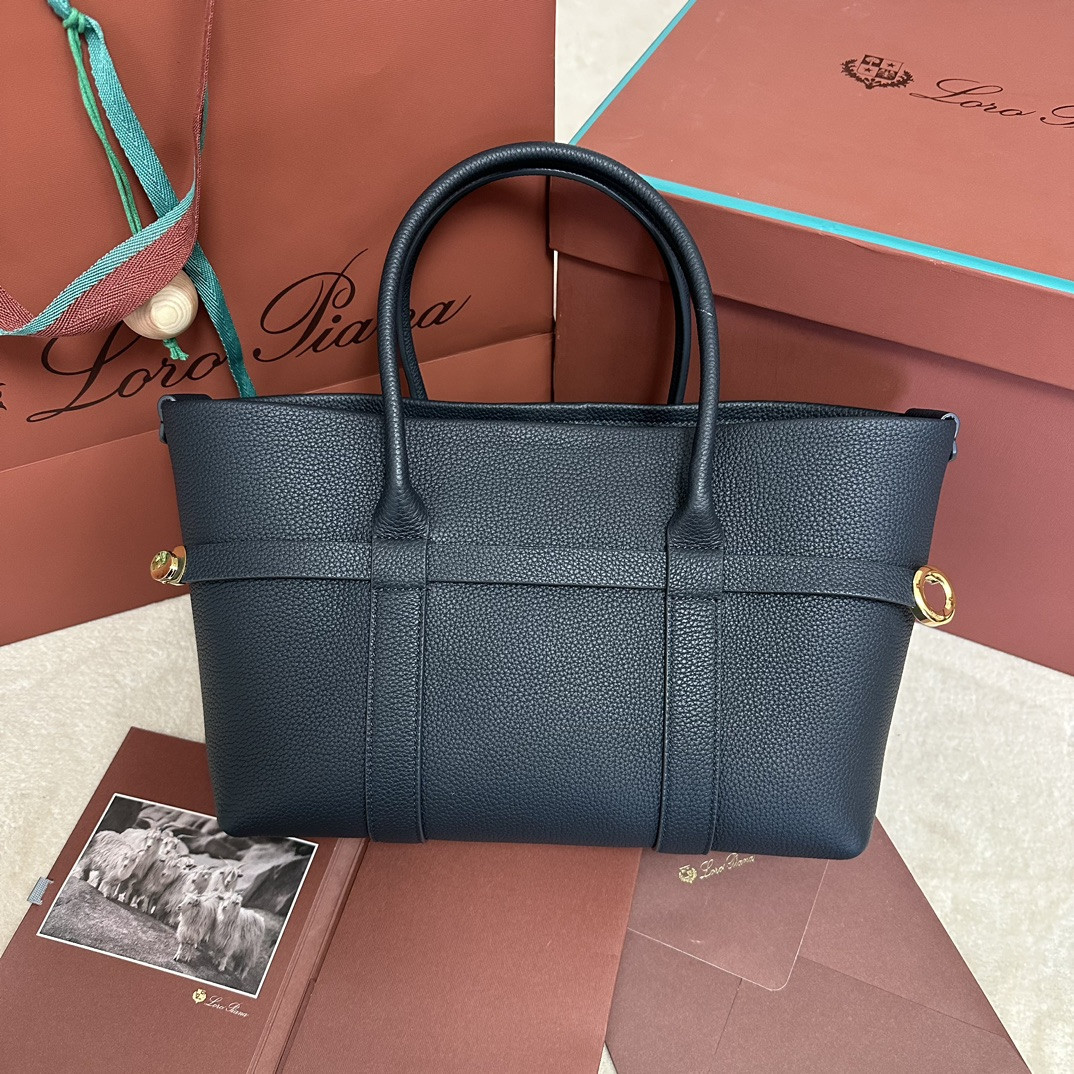 Loro Piana Small Ghiera Shopper 28x19x12cm