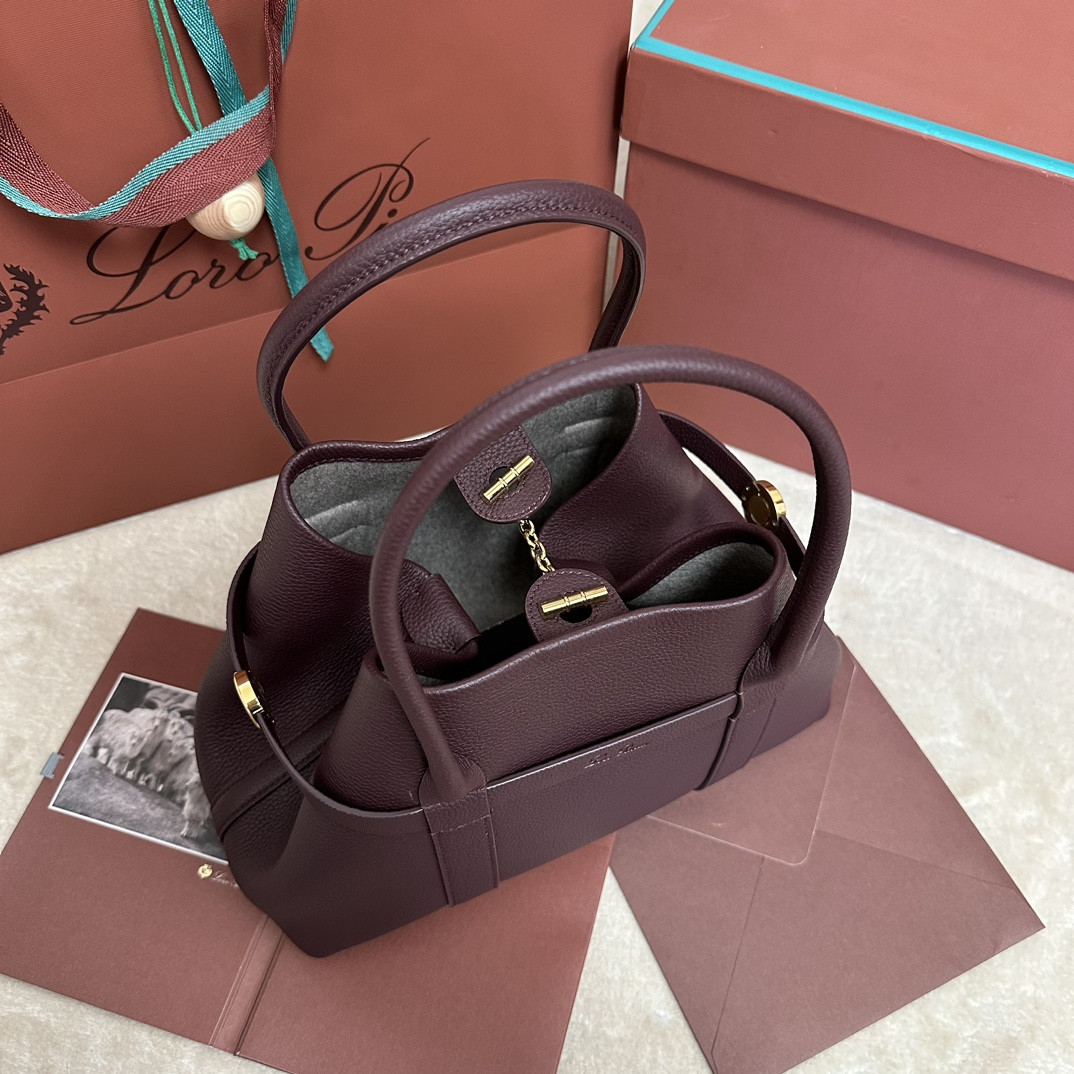 Loro Piana Small Ghiera Shopper 28x19x12cm
