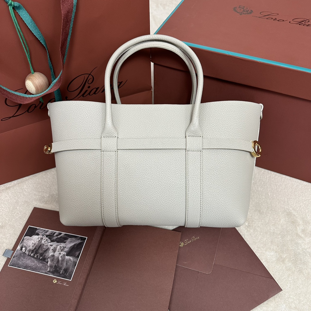 Loro Piana Small Ghiera Shopper 28x19x12cm