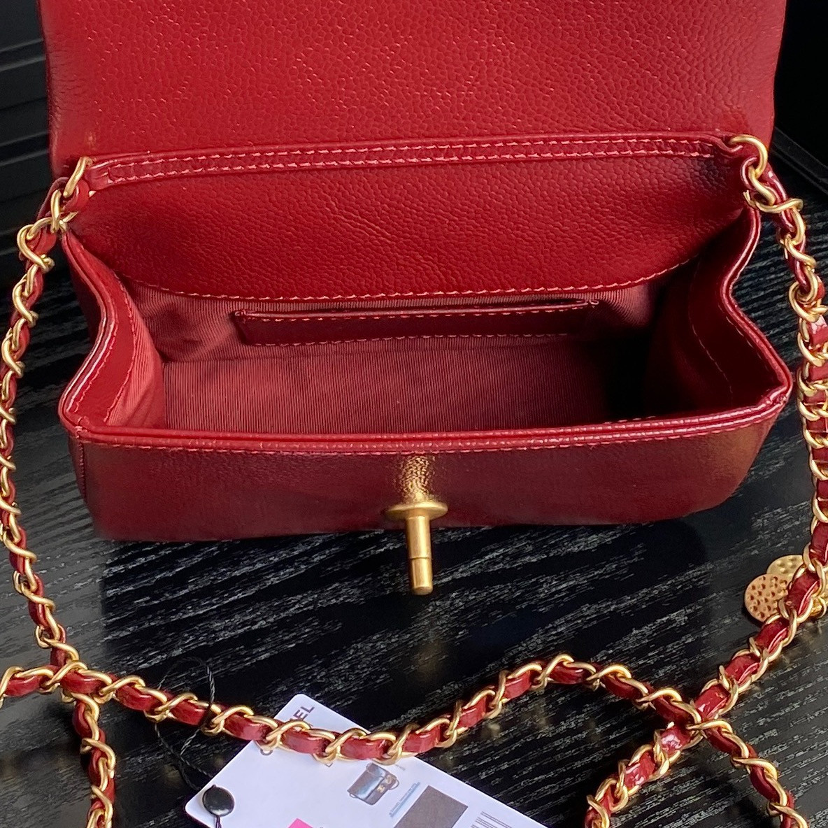 CHANEL MINI FLAP BAG 13×17.5×6cm