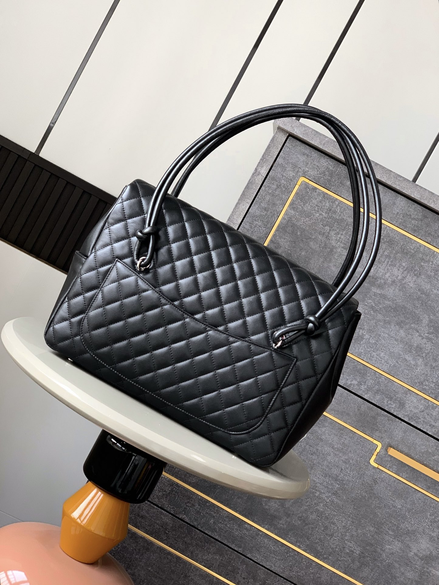 CHANEL Cambon Airport Bag 33x24x11cm