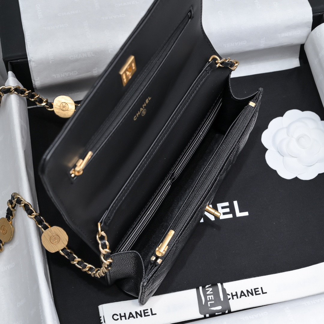 CHANEL WOC CLASSIC WALLET ON CHAIN 19cm