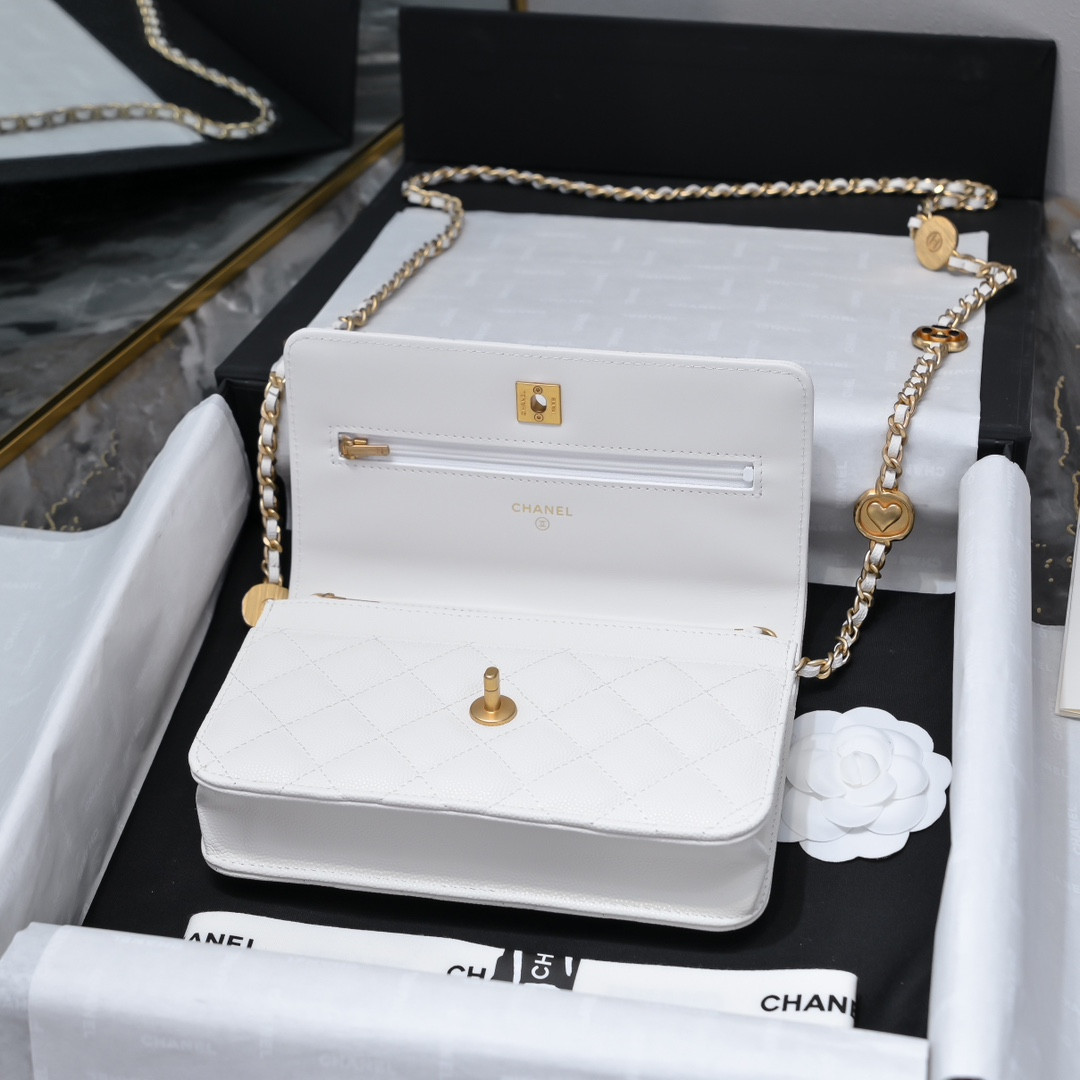 CHANEL WOC CLASSIC WALLET ON CHAIN 19cm