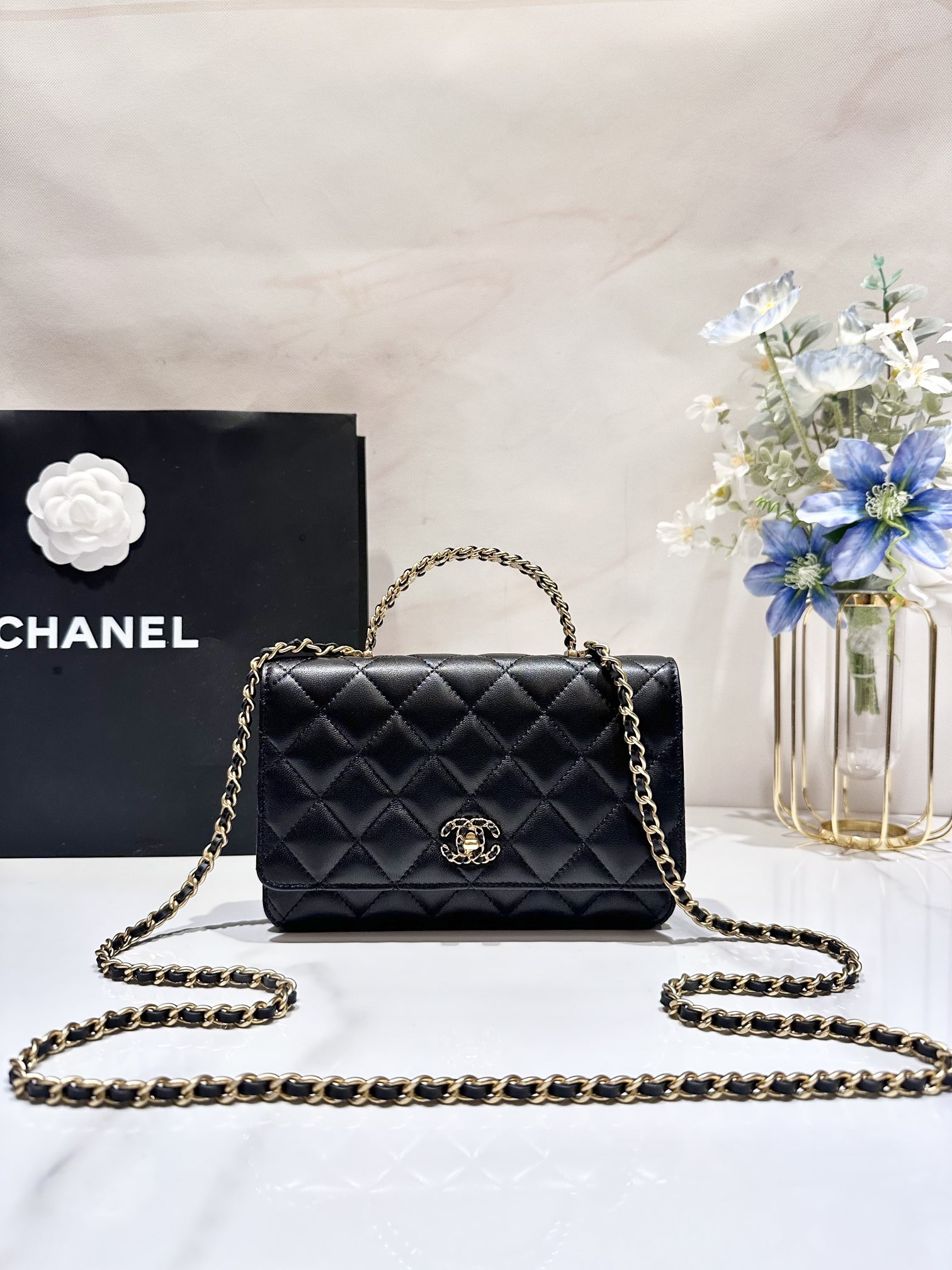 CHANEL WOC CLASSIC WALLET ON CHAIN 19cm