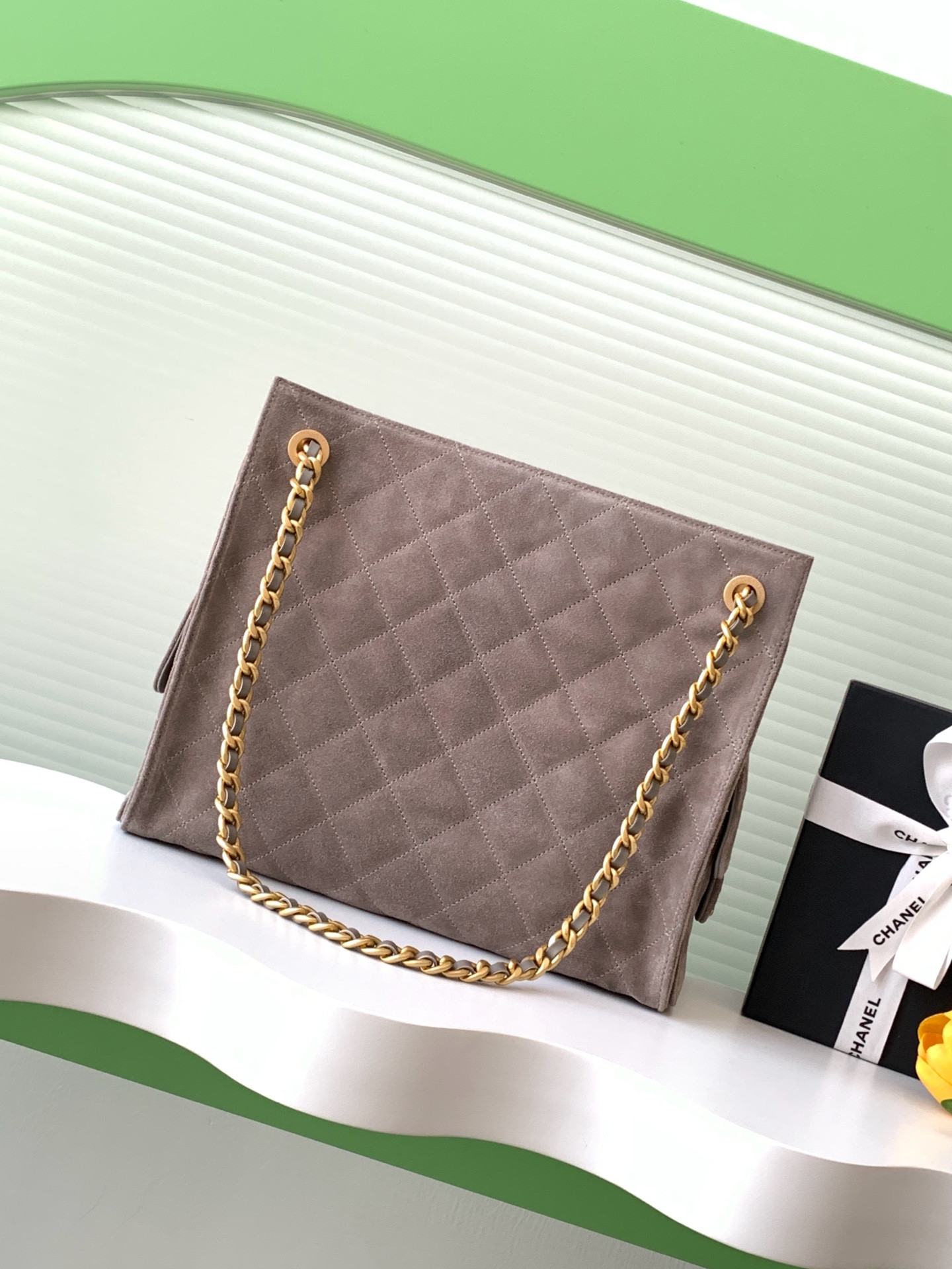 Chanel shopping bag hobo 26x31x13cm