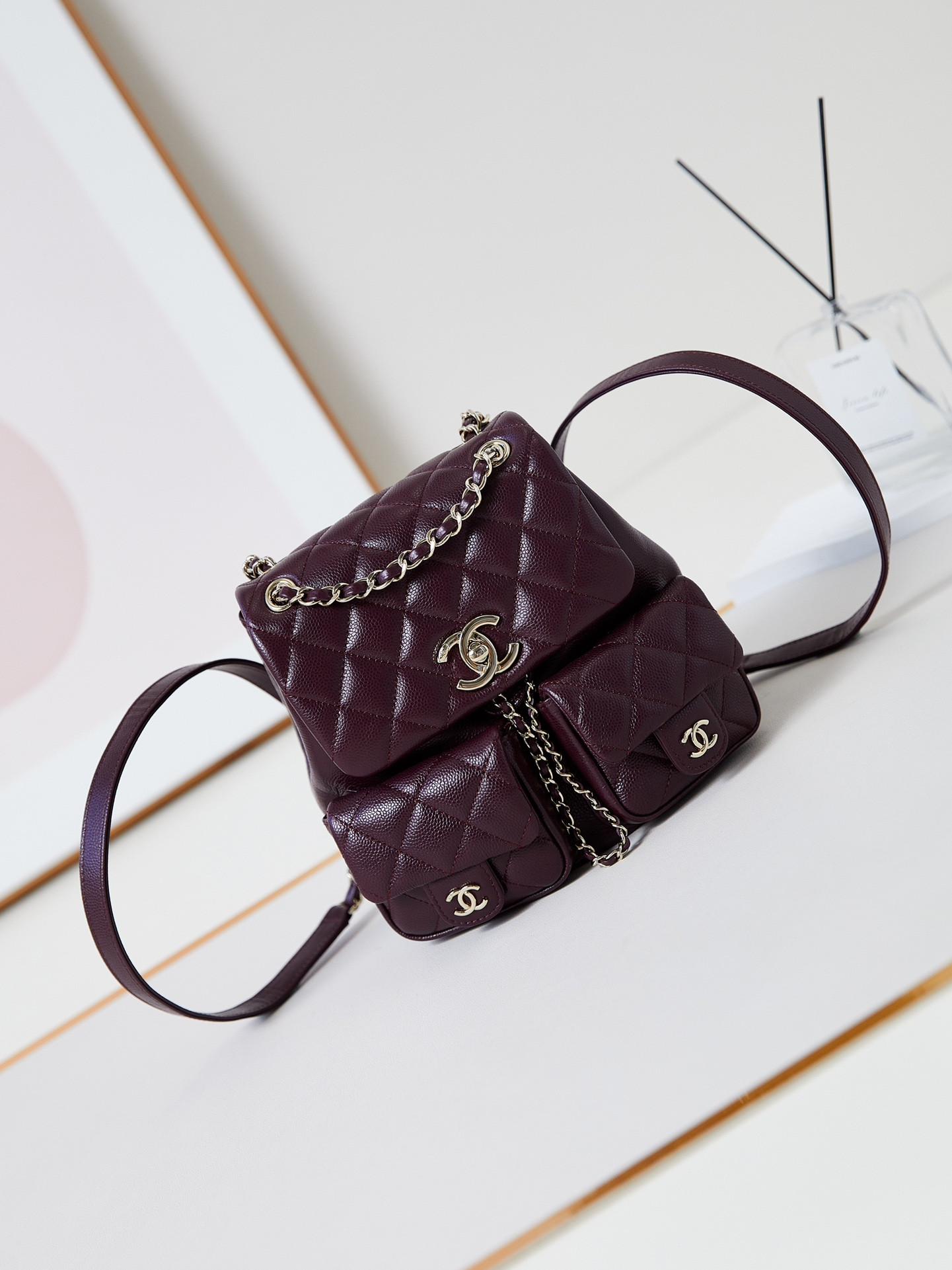 Chanel Backpack 21x20x12cm