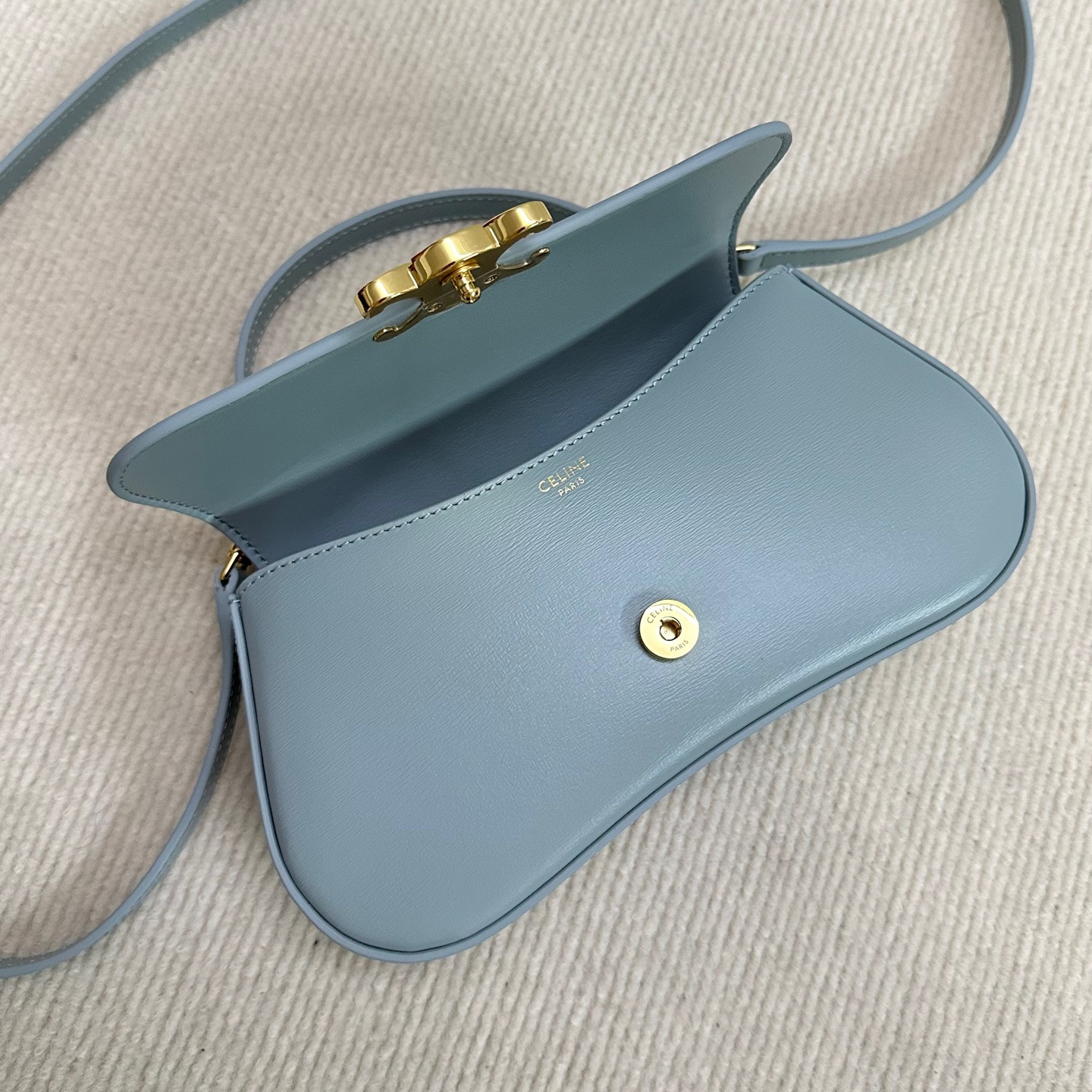 Celine TEEN CELINE LOLA IN shiny calfskin 20x11.5x5cm